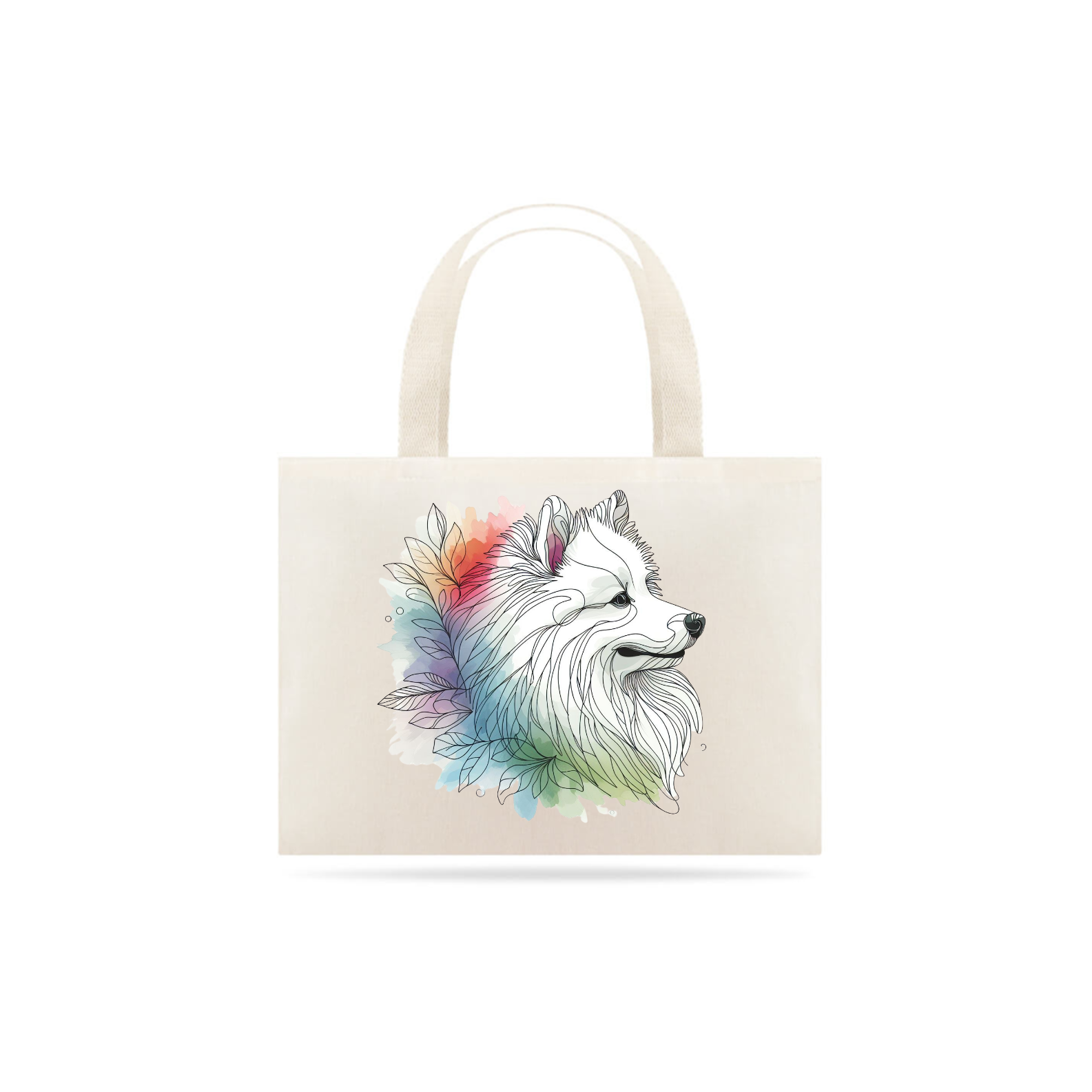 Lulu da Pomerânia Aquarela