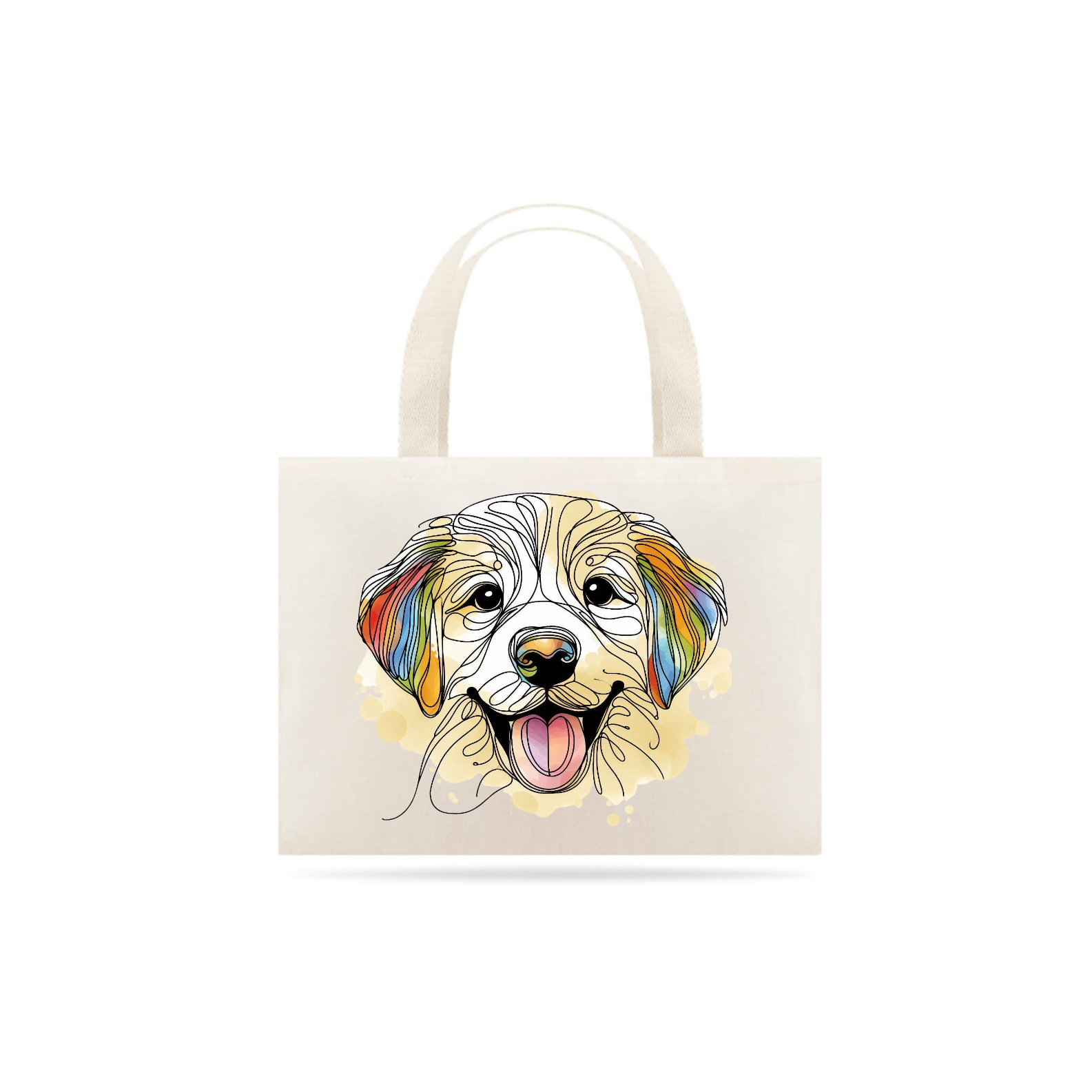Golden Retriever Aquarela