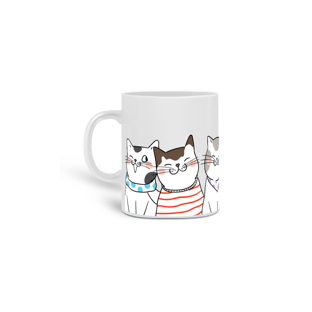Caneca Six Cats