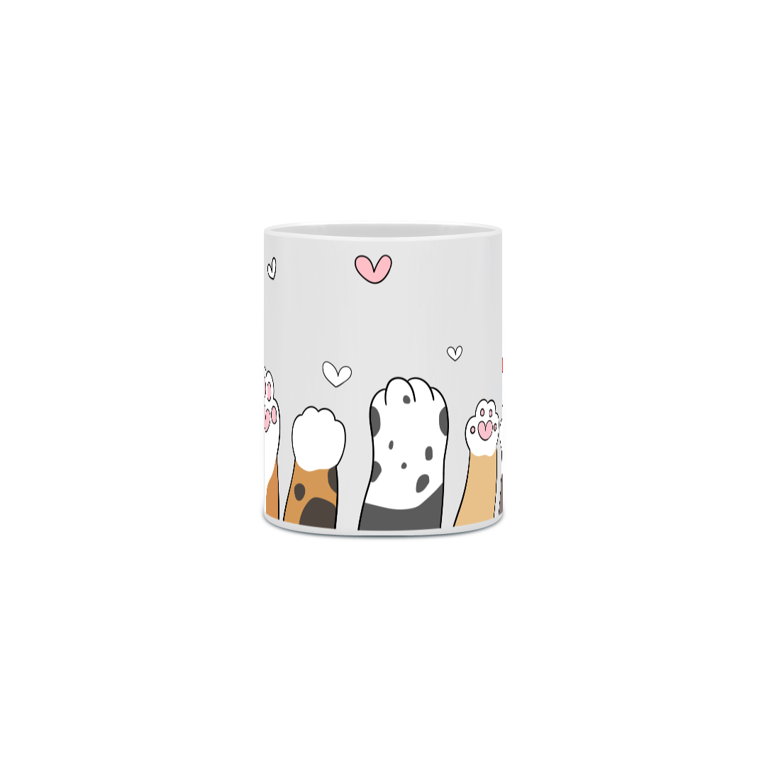 Caneca Patinhas de Amor