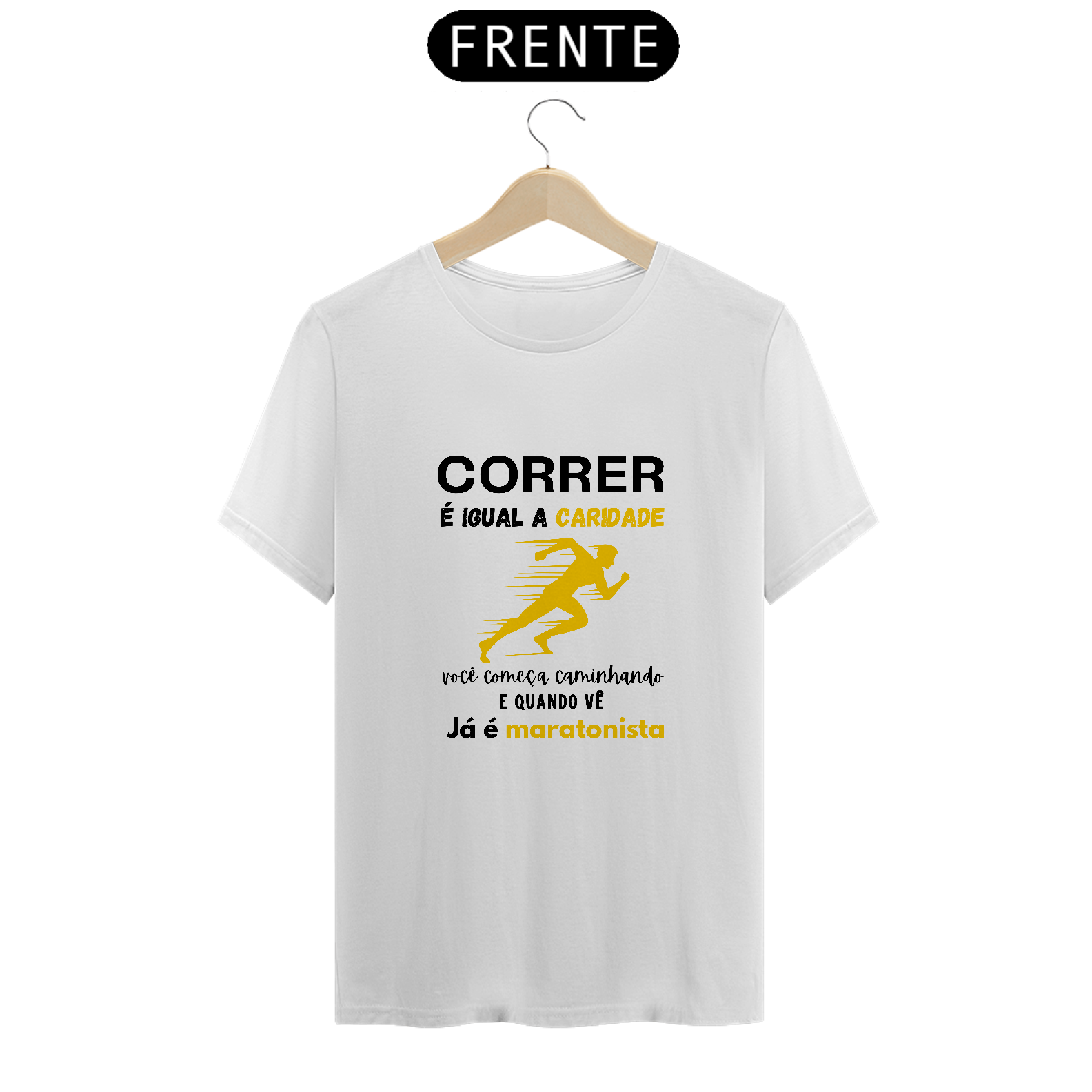 Camiseta Espírita Corrida