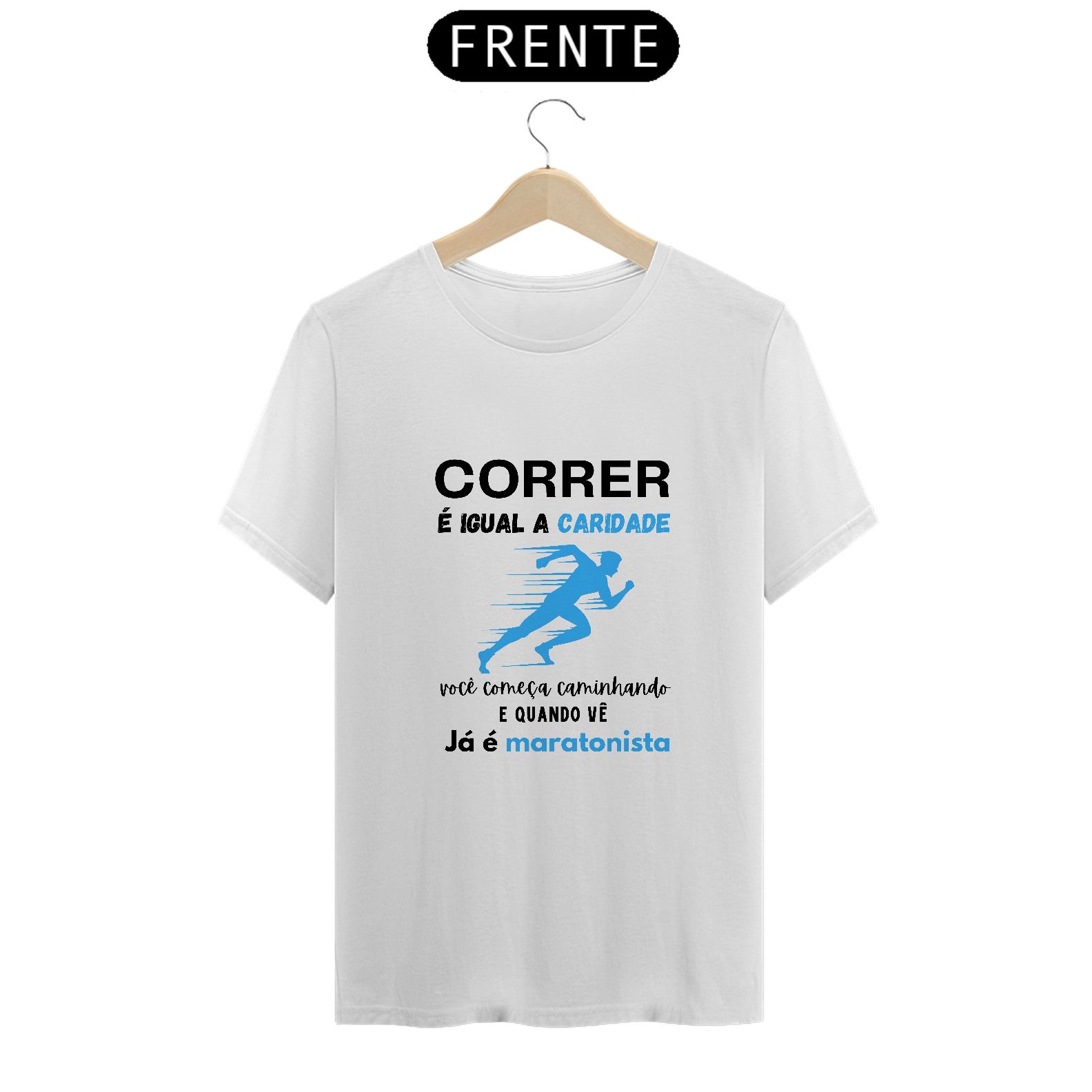 Camiseta Espírita Corrida