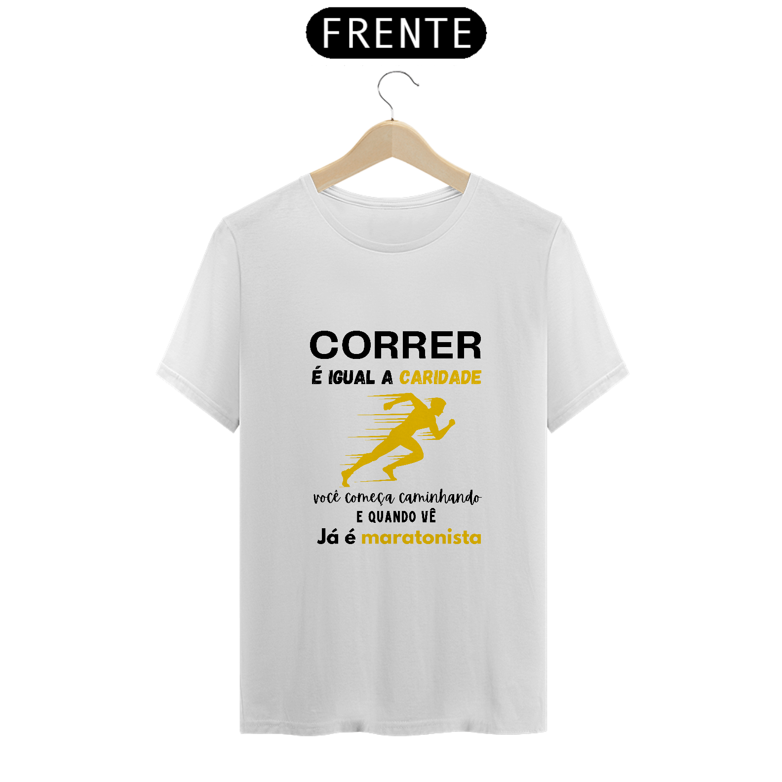 Camiseta Espírita Corrida
