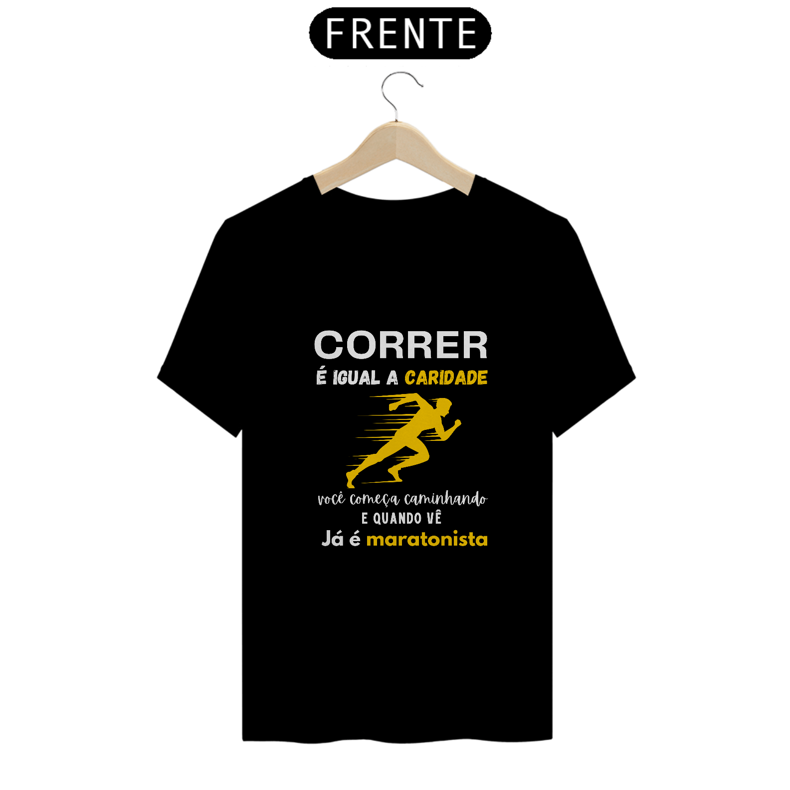 Camiseta Espírita Corrida