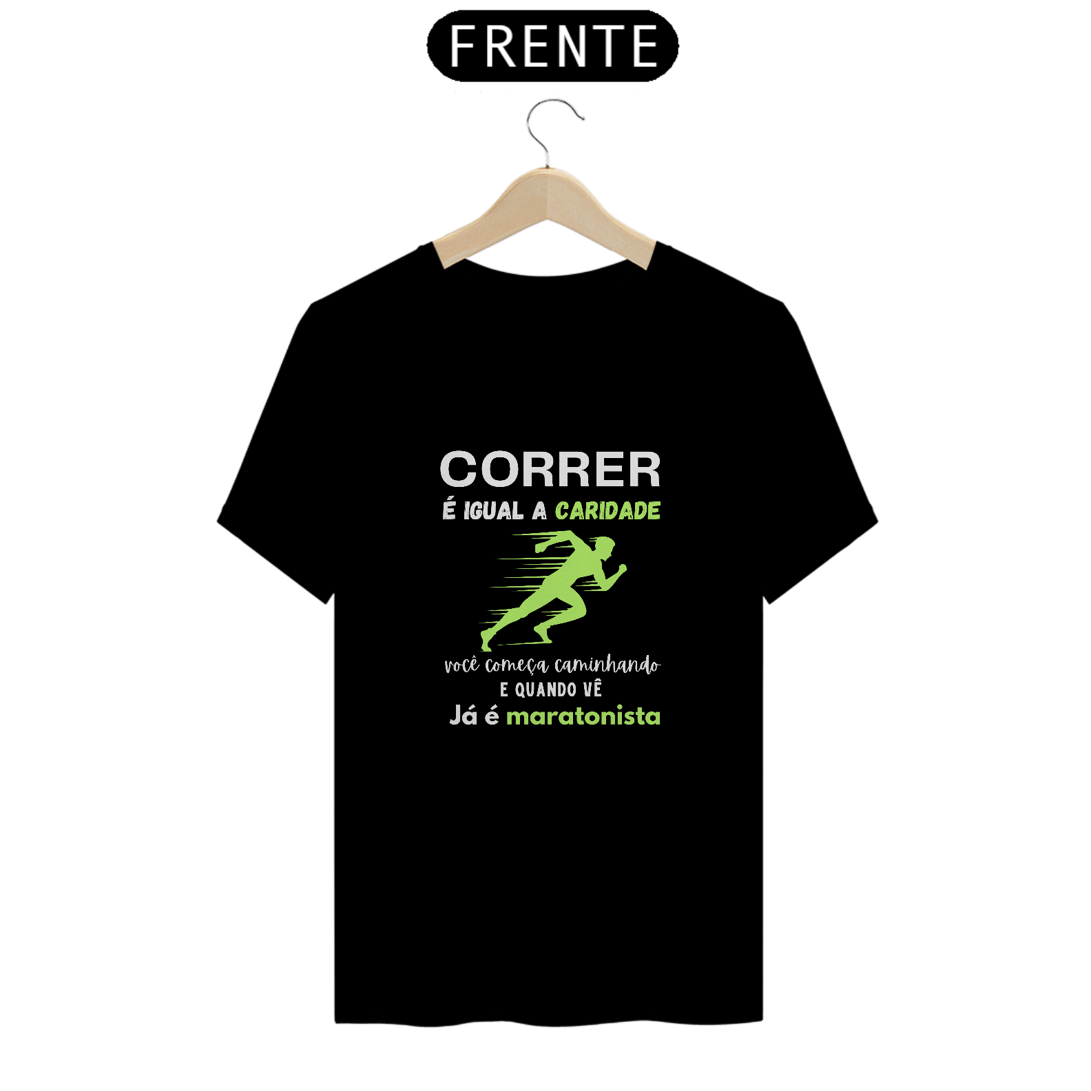 Camiseta Espírita Corrida