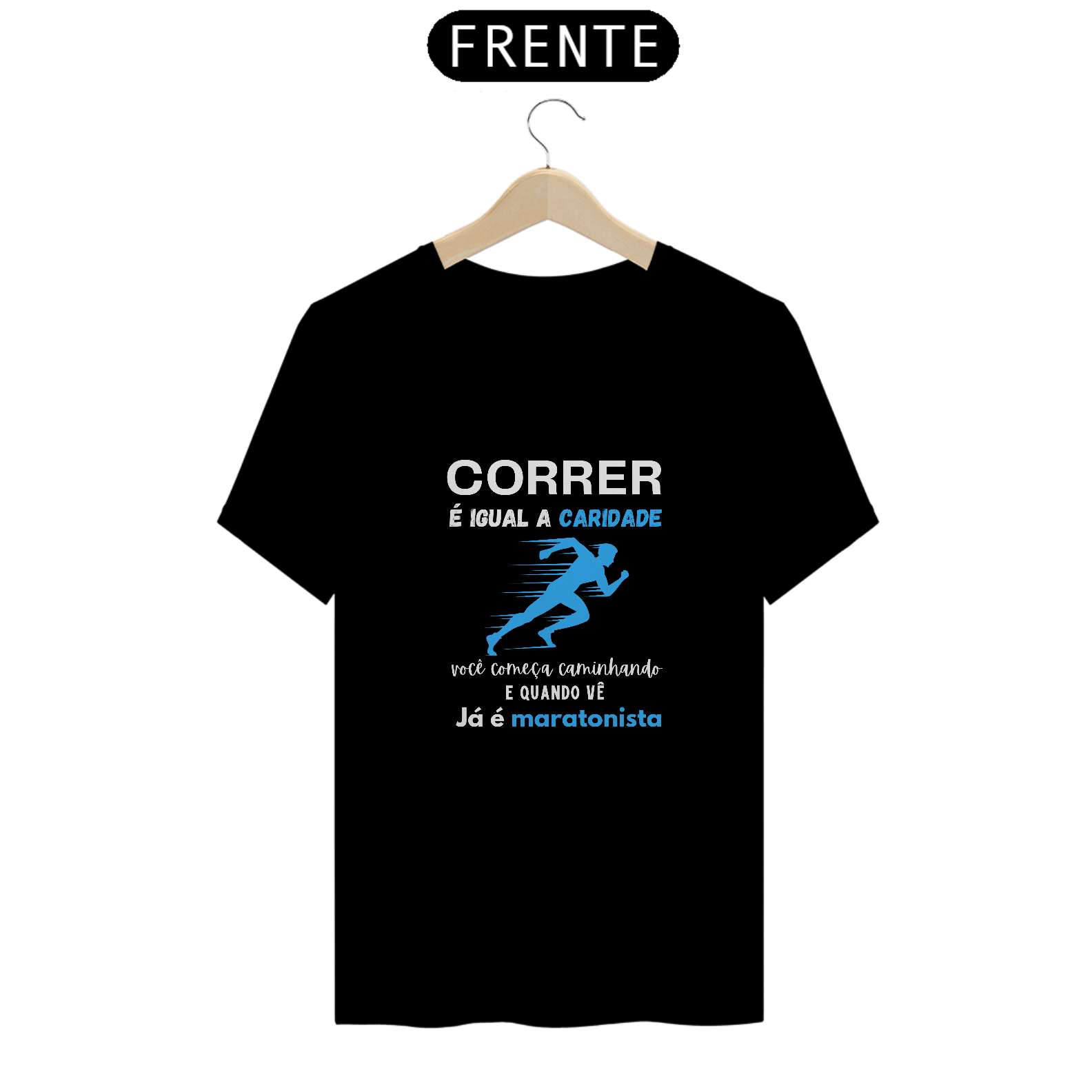 Camiseta Espírita Corrida
