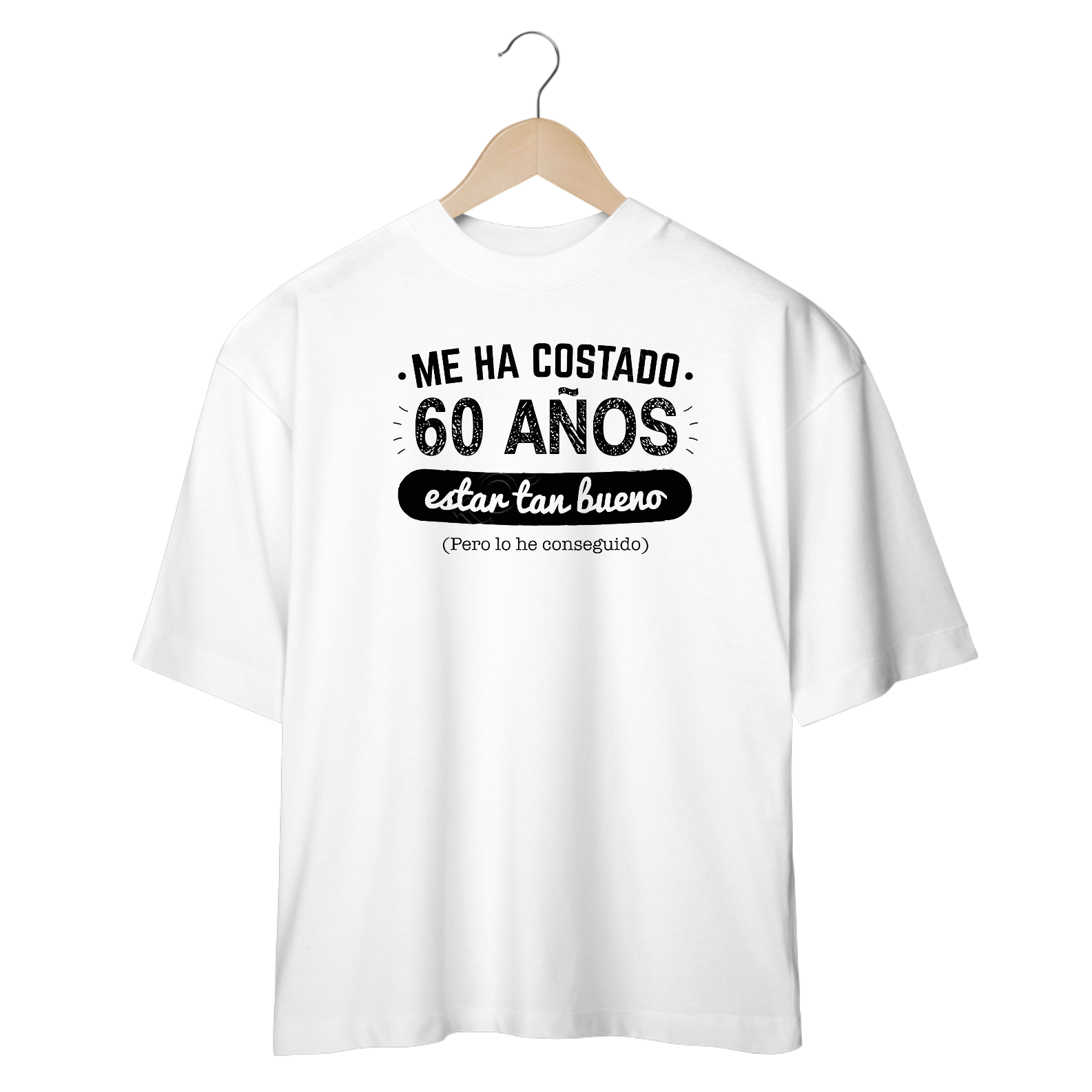 Camisetas Oversized 60 Anos