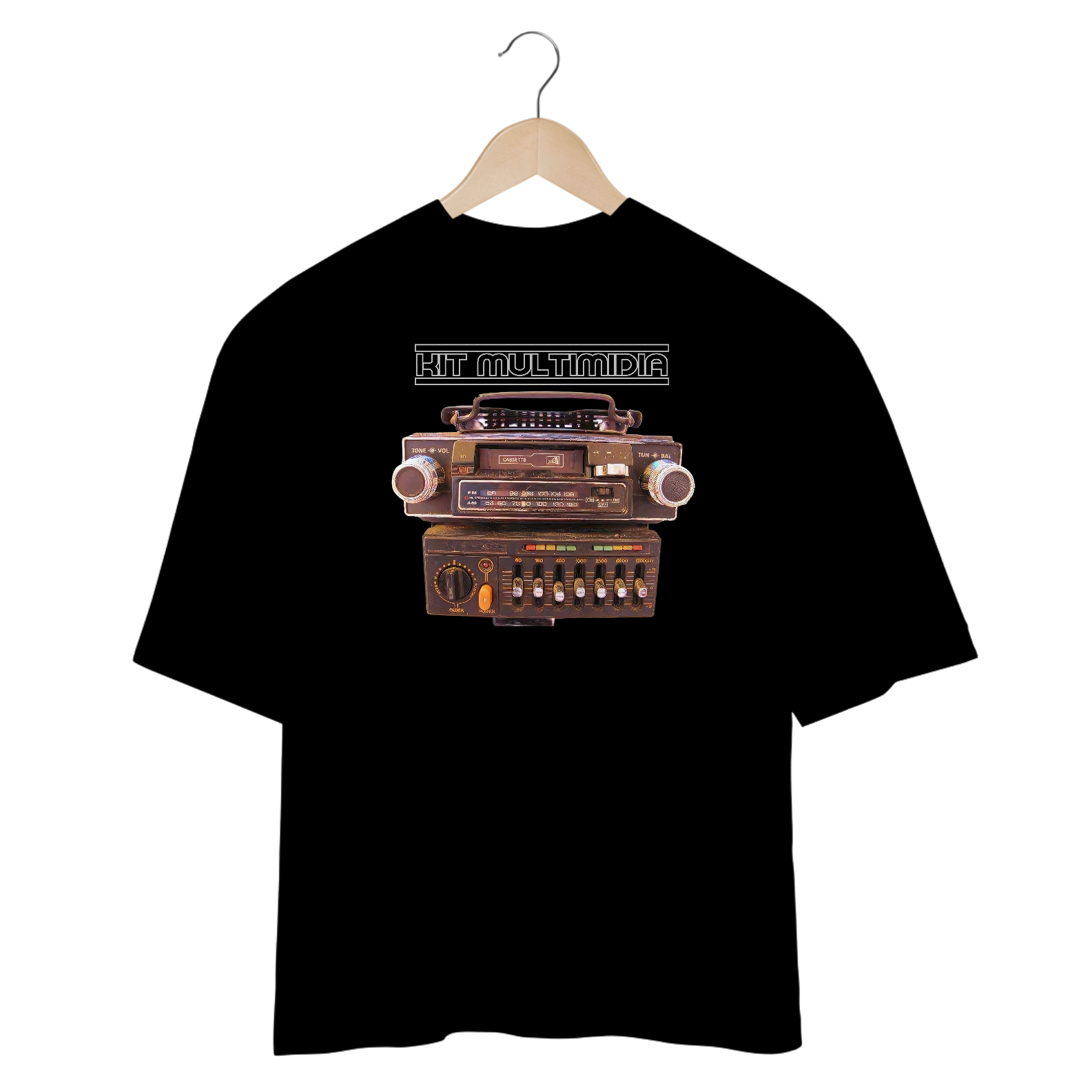 Camisetas Oversized Kit Multimidia