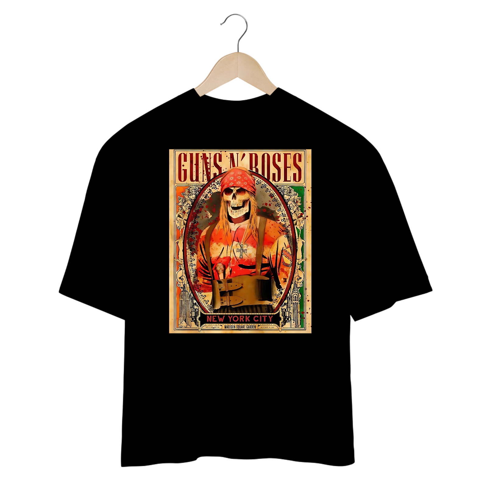 Camisetas Oversized Guns N´Roses