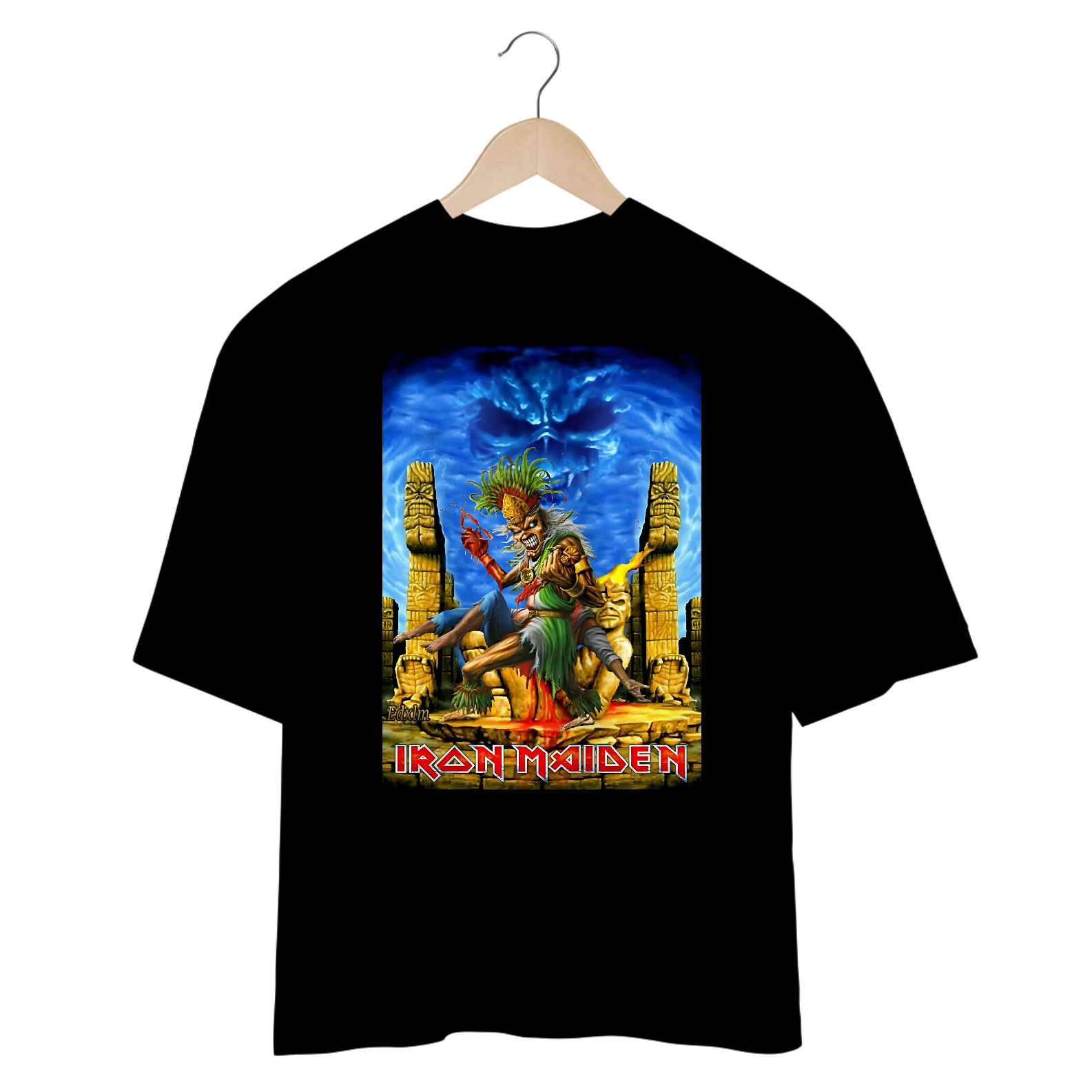 Camisetas Oversized Iron Maiden
