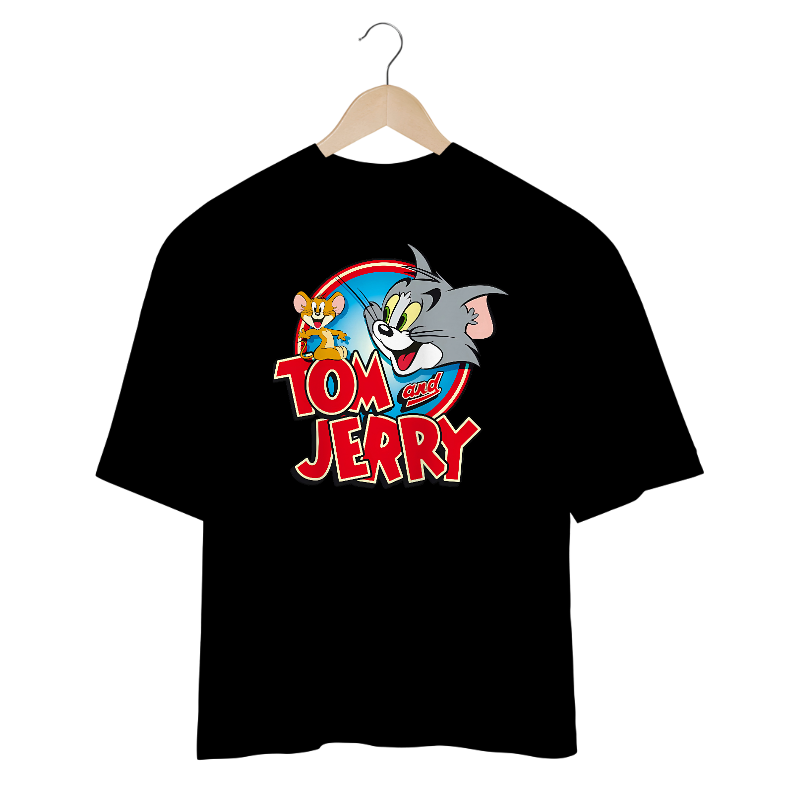 Camisetas Oversized Tom e Jerry