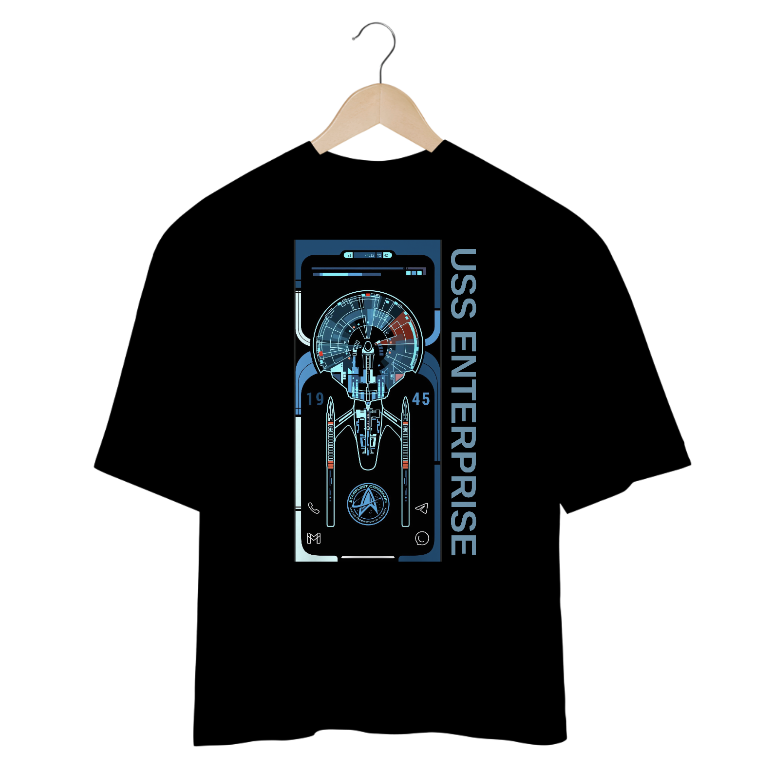 Camisetas Oversized USS Enterprise