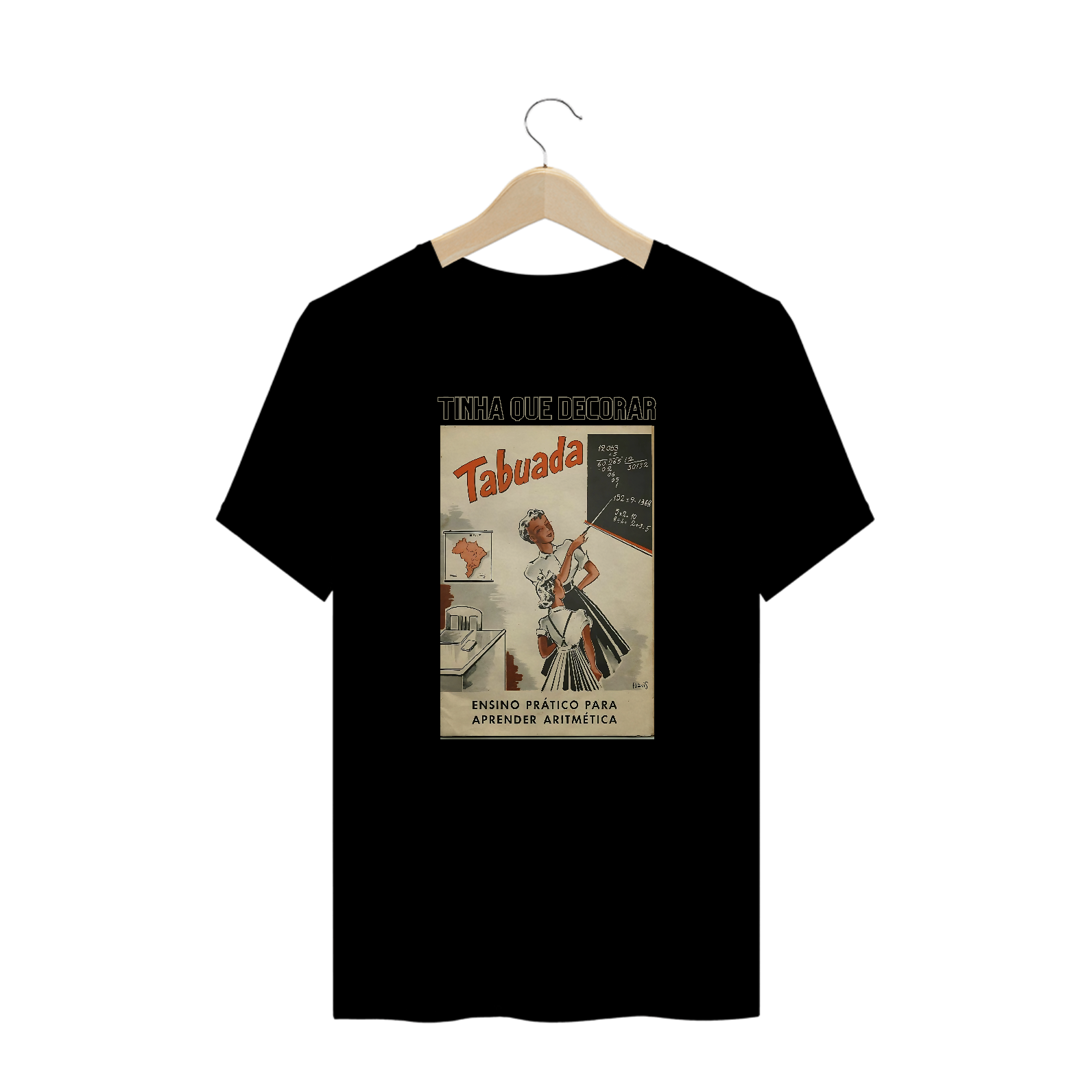 Camisetas Plus Size Tabuada