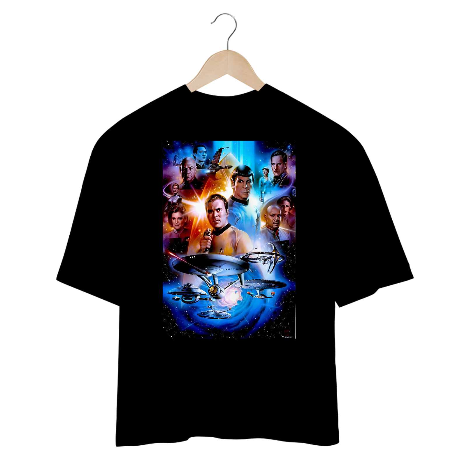 Camisetas Oversized Star Trek 