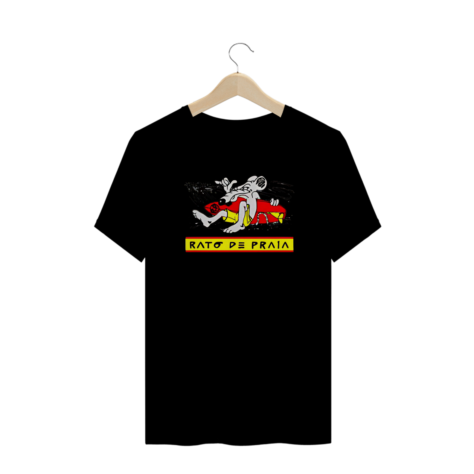 Camisetas Plus Size Rato de Praia