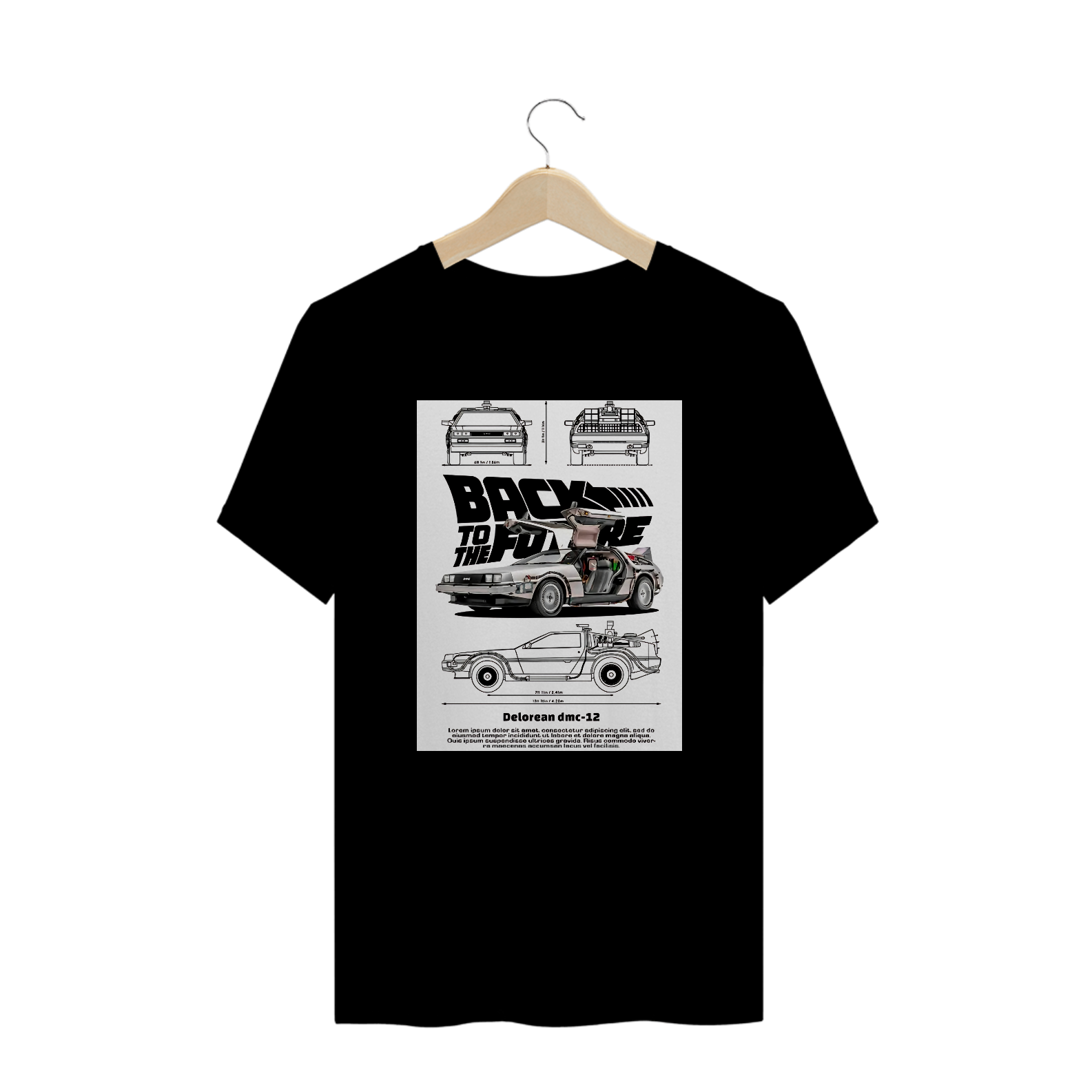 Camisetas Plus Size De Volta Para o Futuro 3