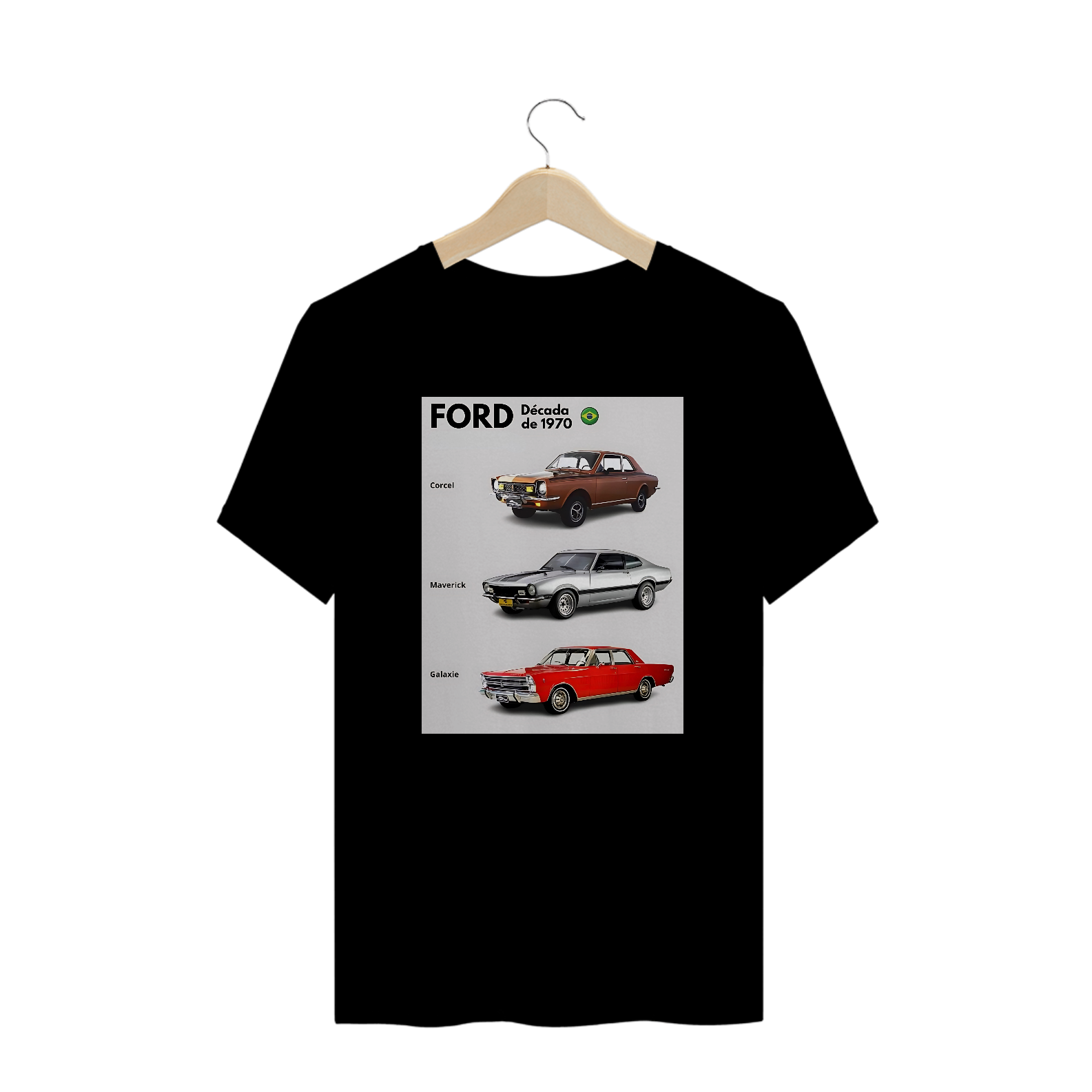 Camisetas Plus Size Ford DC 70