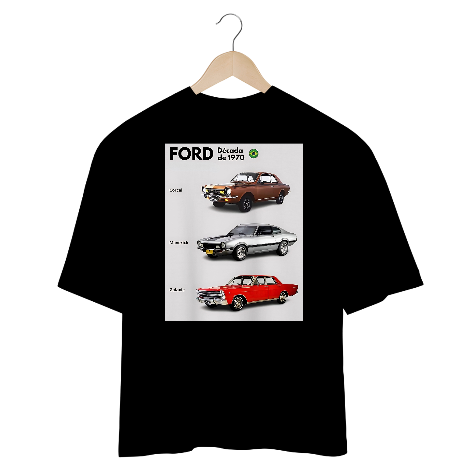 Camisetas Oversized Ford DC 70