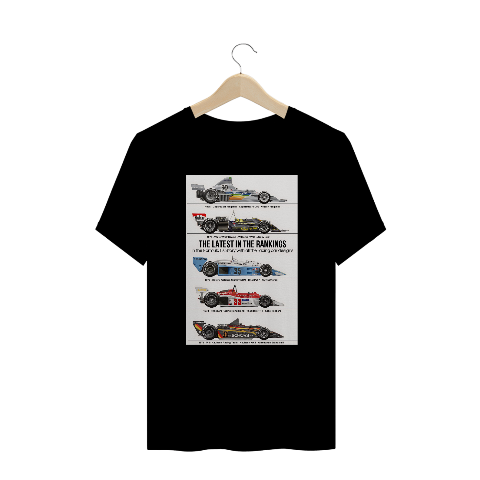 Camisetas Plus Size Formula 1 Story