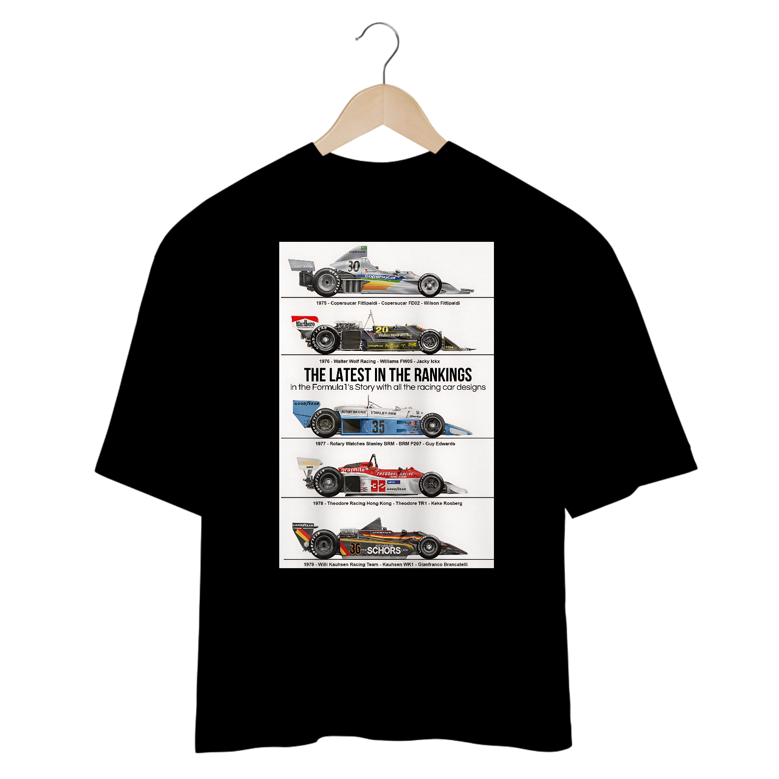 Camisetas Oversized Formula 1 Story