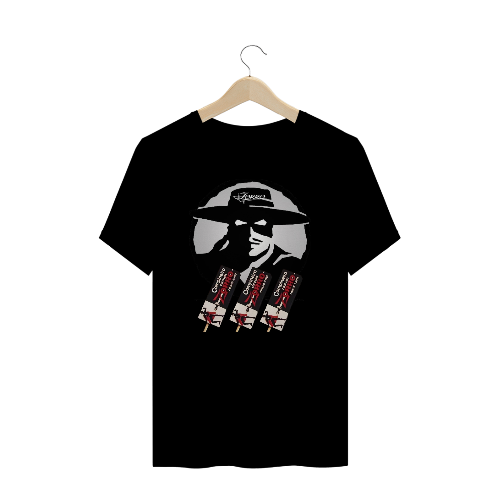 Camisetas Plus Size Pirulito Zorro