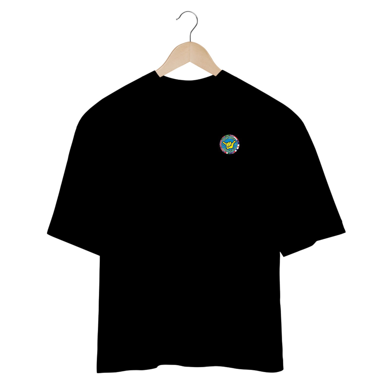 Camisetas Oversized Hang Loose Minimalista