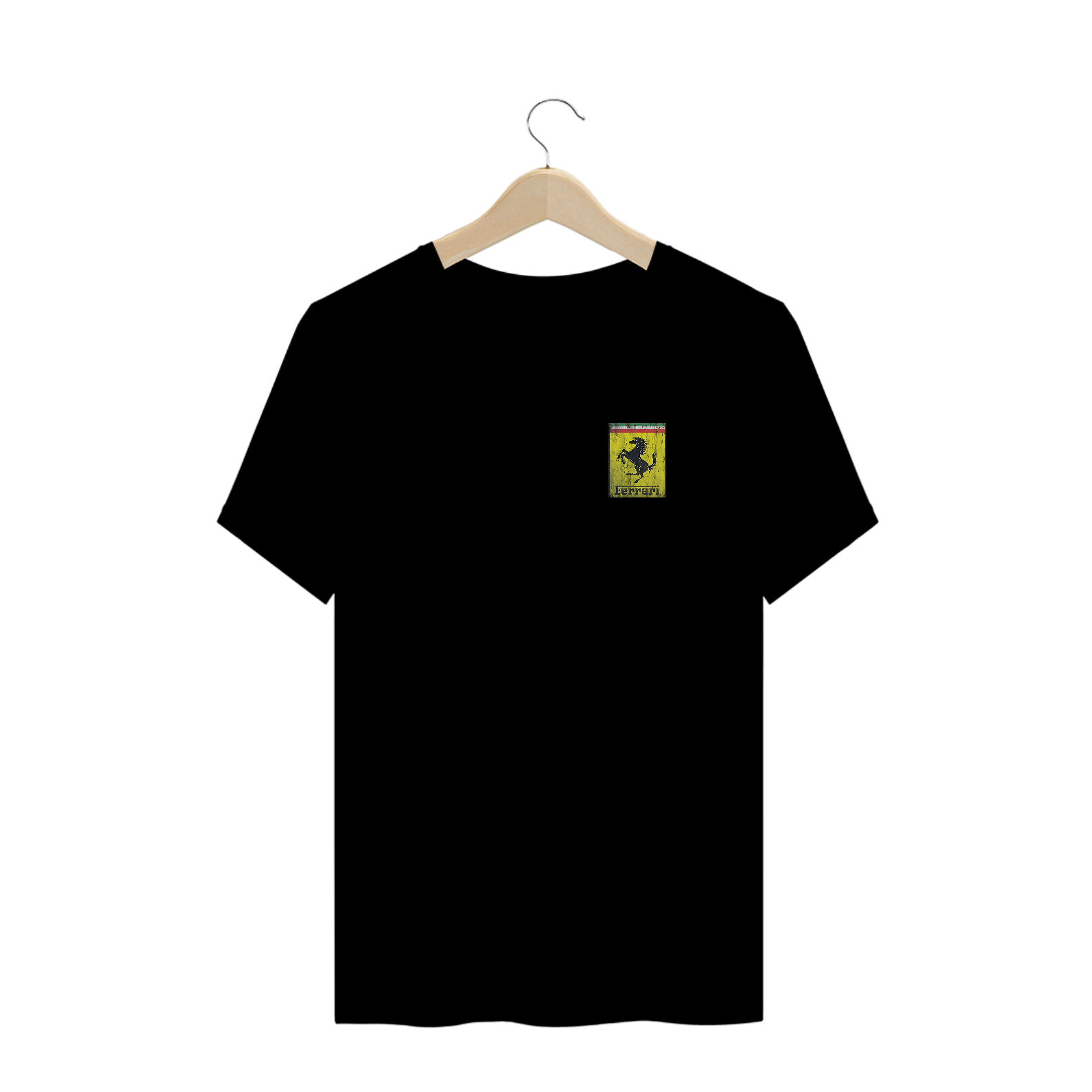 Camisetas Plus Size Ferrari Minimalista