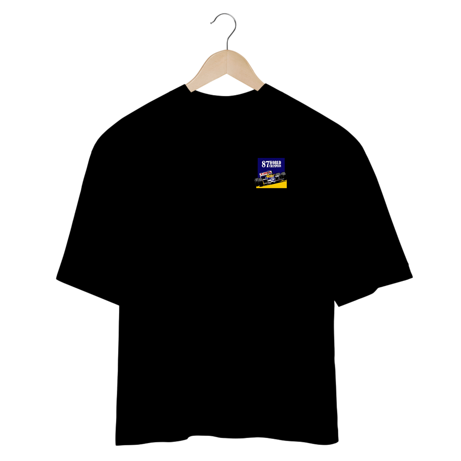 Camisetas Oversized World Champion 87 Minimalista