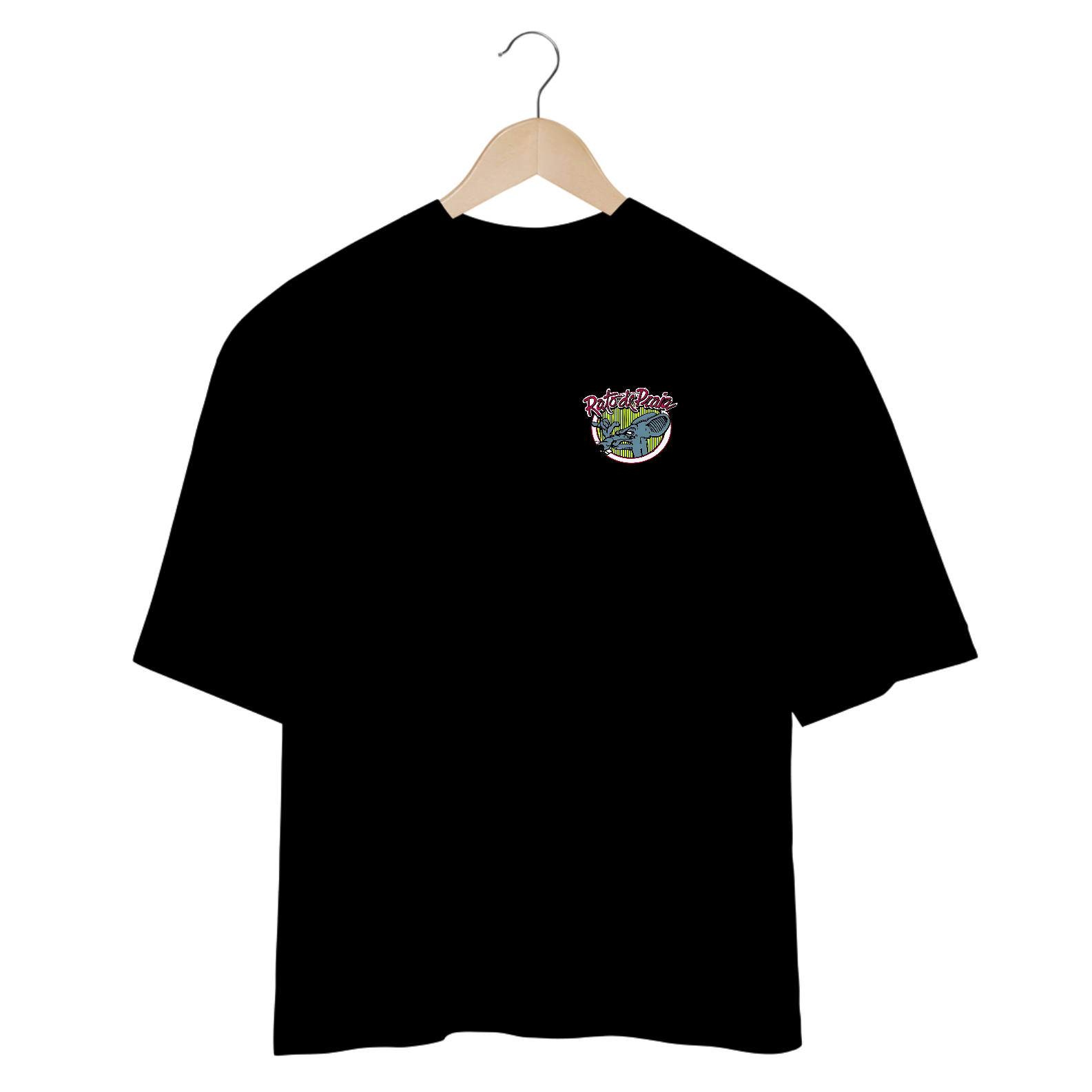 Camisetas Oversized Rato de Praia 2  Minimalista