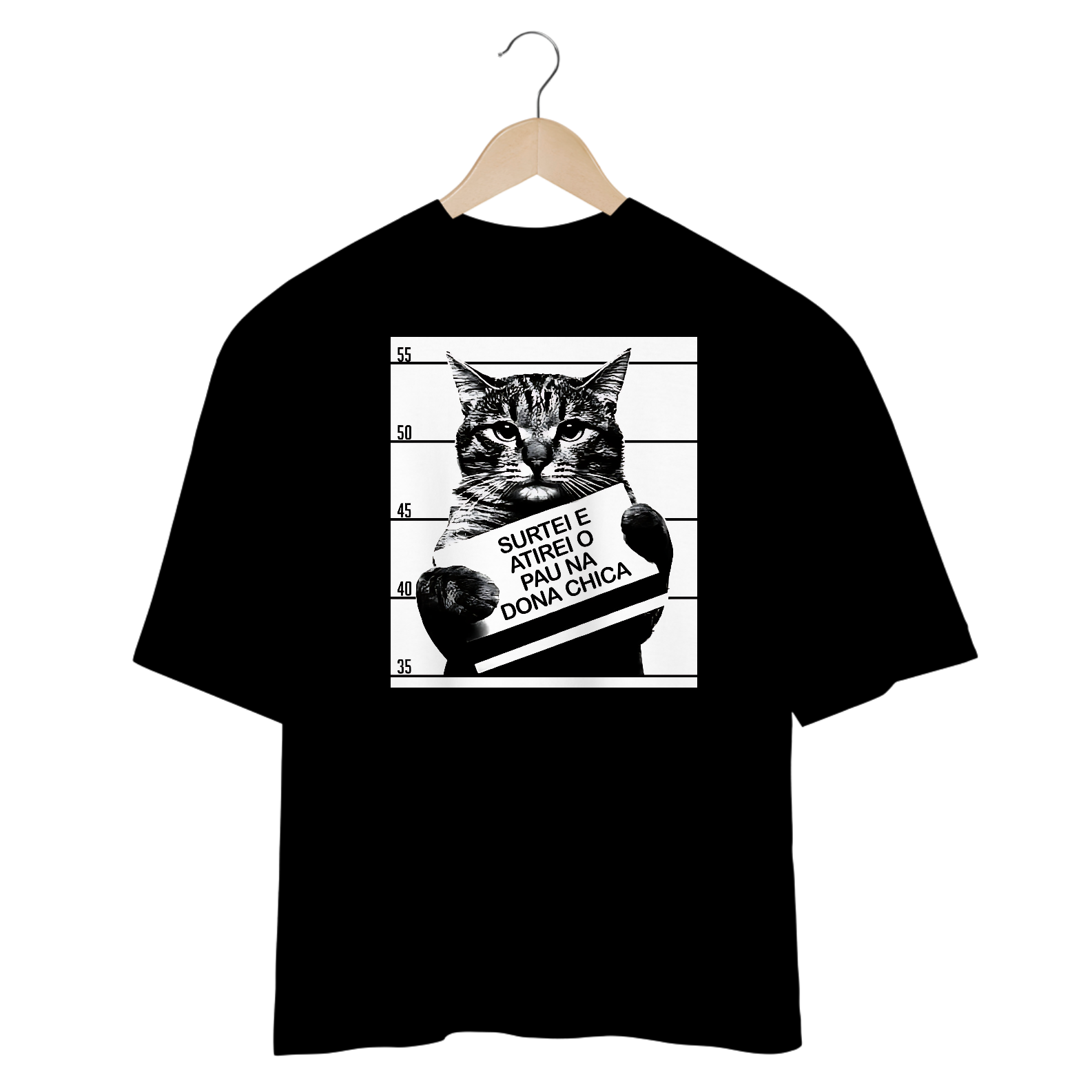 Camisetas Oversized Gato Surtei
