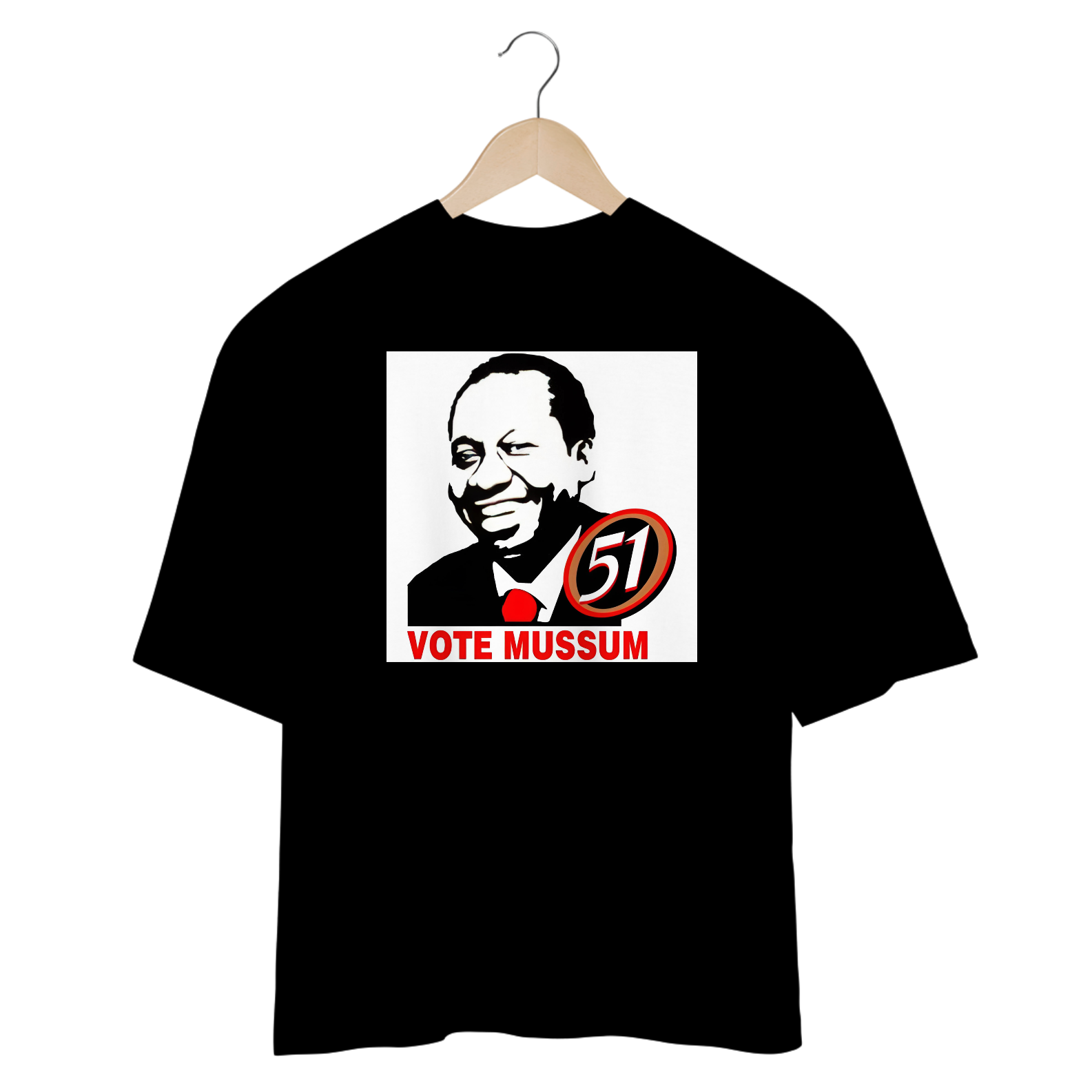 Camisetas Oversized Vote Mussum