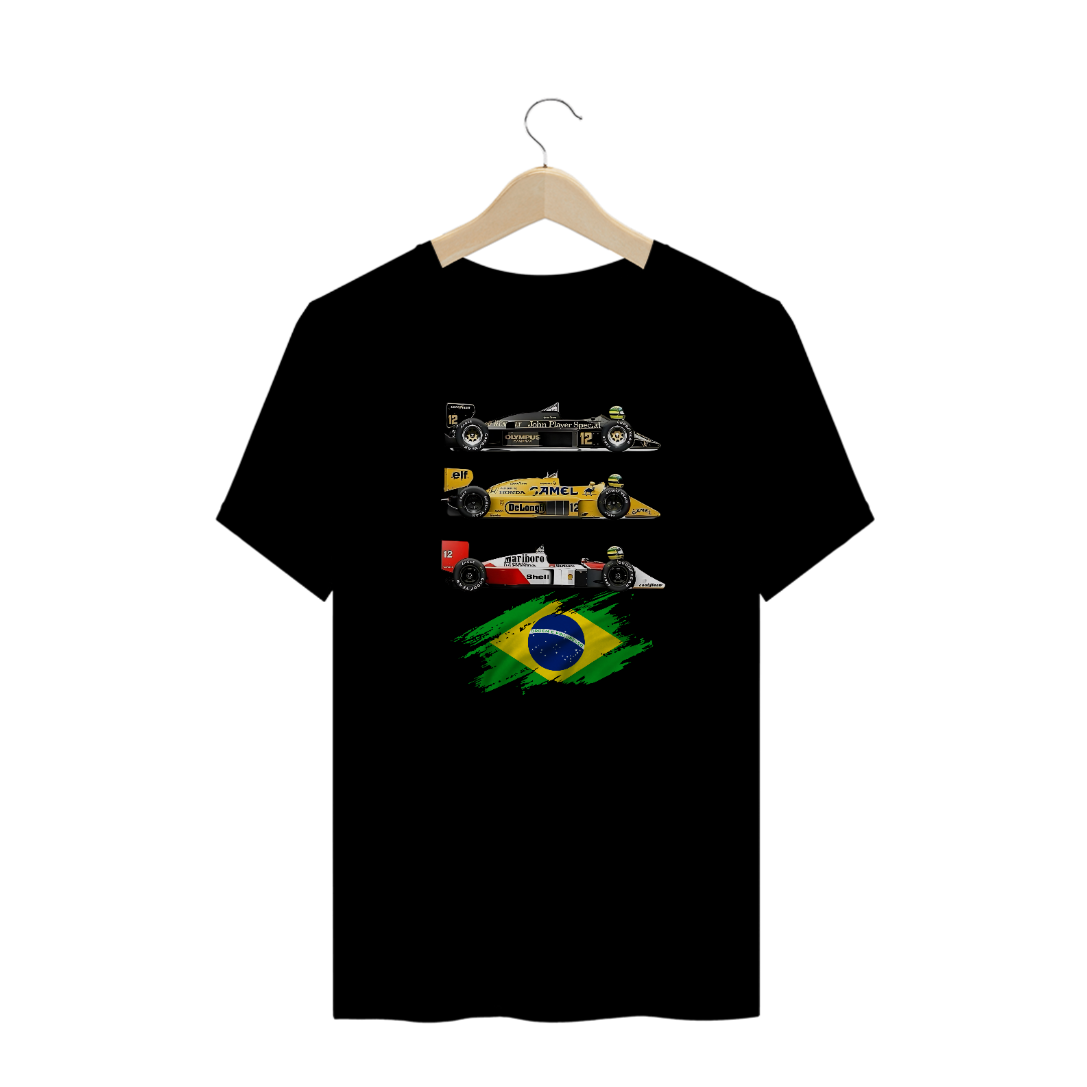 Camisetas Plus Size F1 Brasil