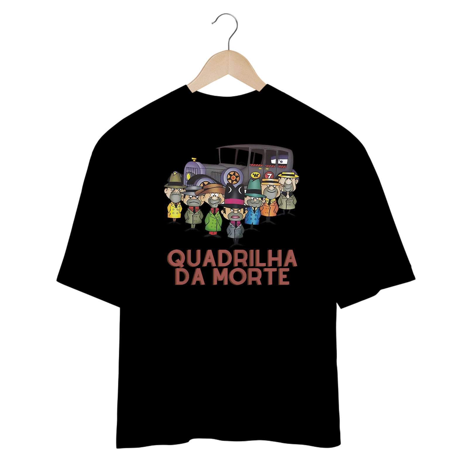 Camisetas Oversized Quadrilha Da Morte