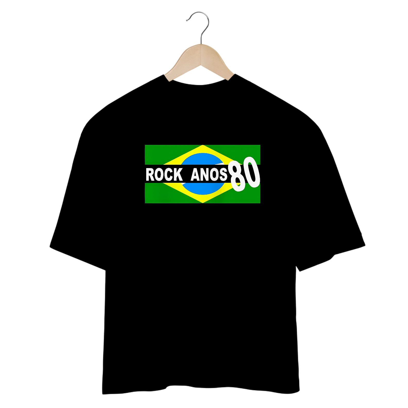 Camisetas Oversized Rock Anos 80