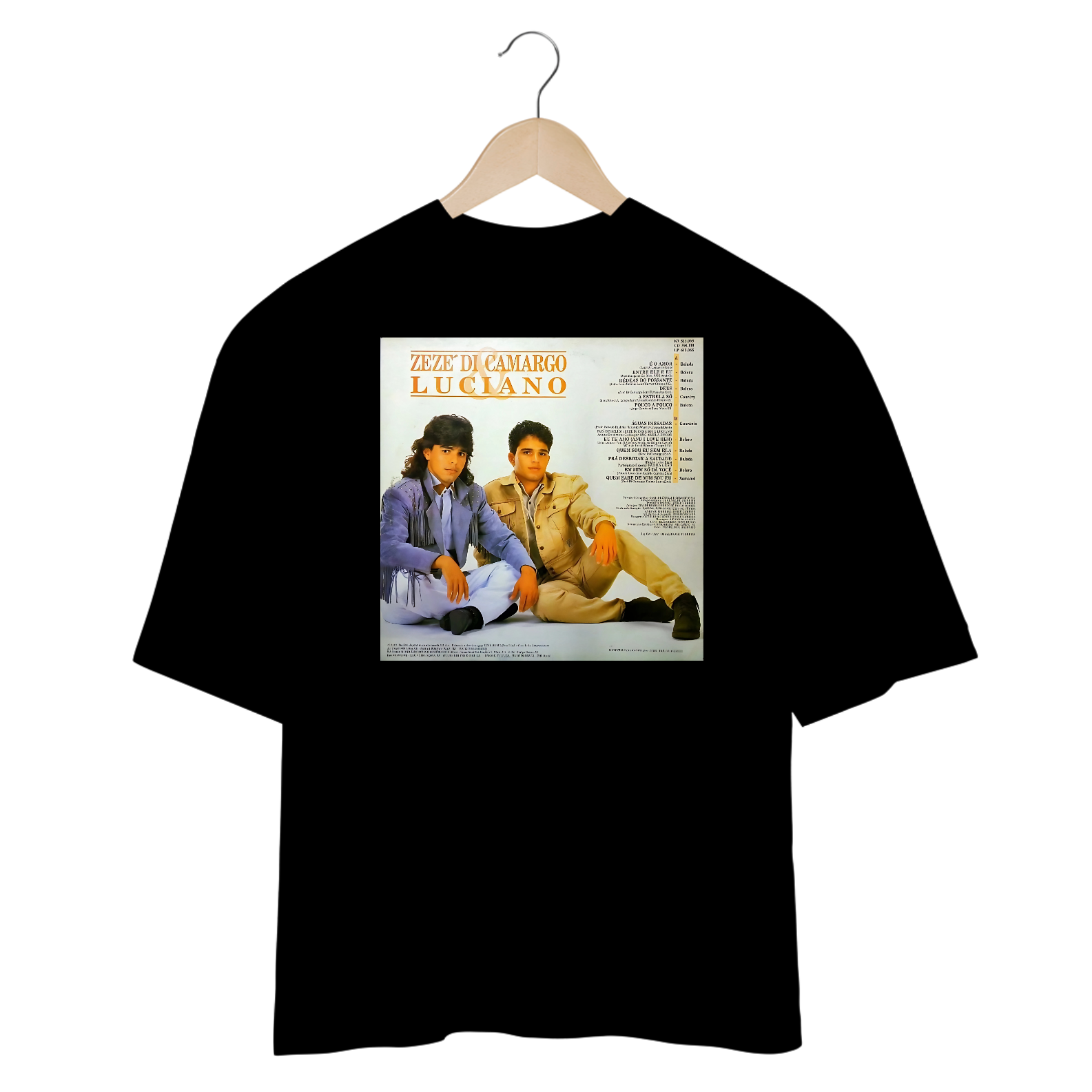 Camisetas Oversized Zezé Di Camargo & Luciano