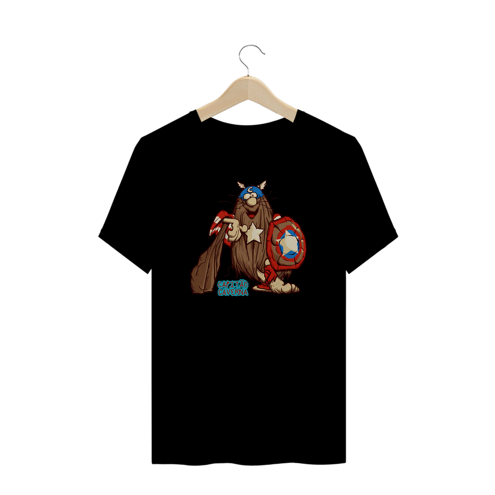 Camisetas Plus Size Capitão Caverna