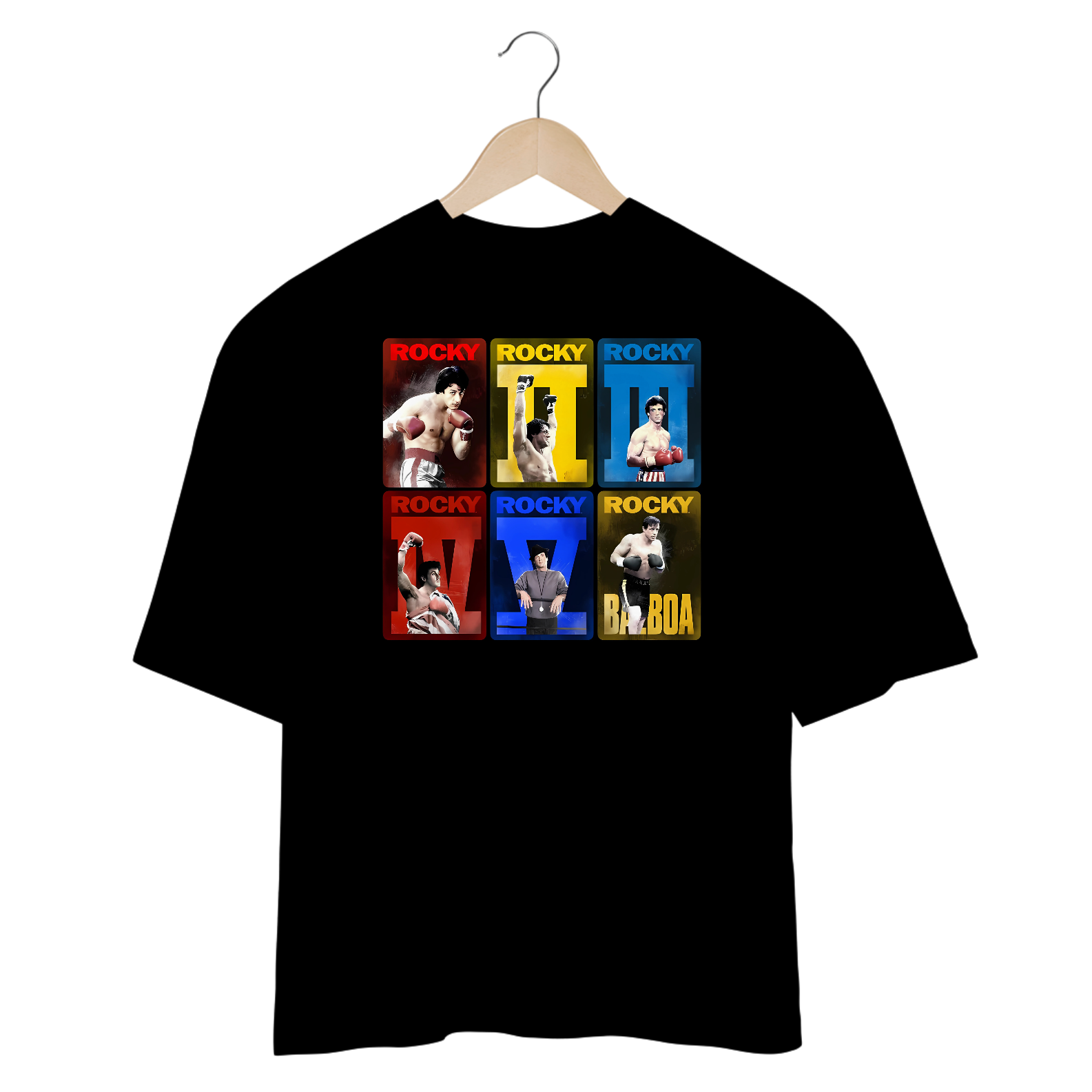 Camisetas Oversized Coleção Rocky