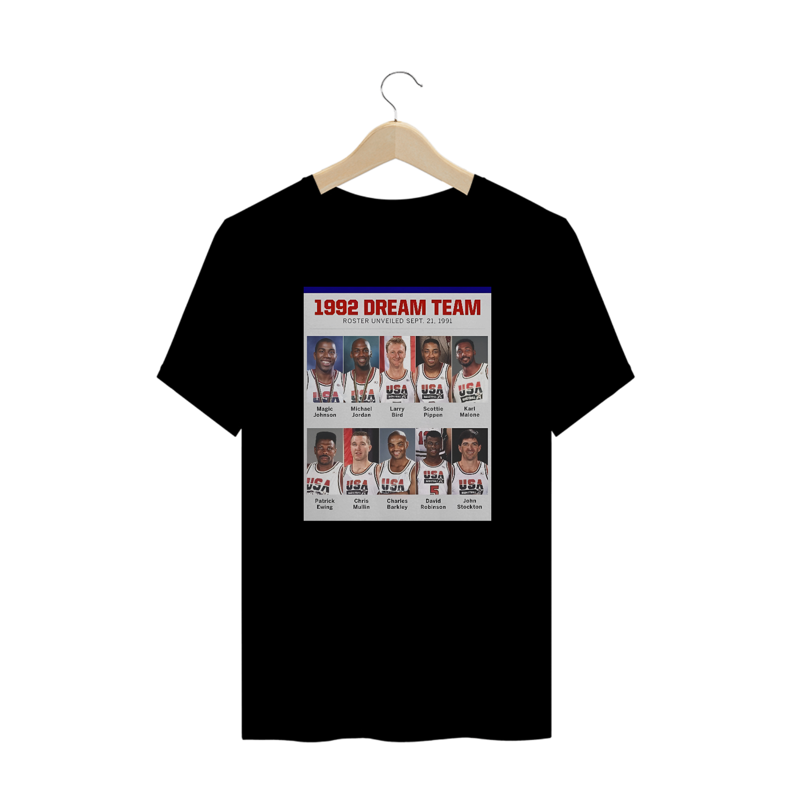 Camisetas Plus Size Dream Team NBA