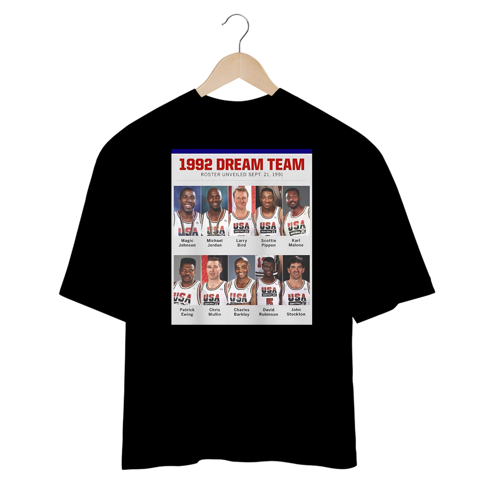 Camisetas Oversized Dream Team NBA