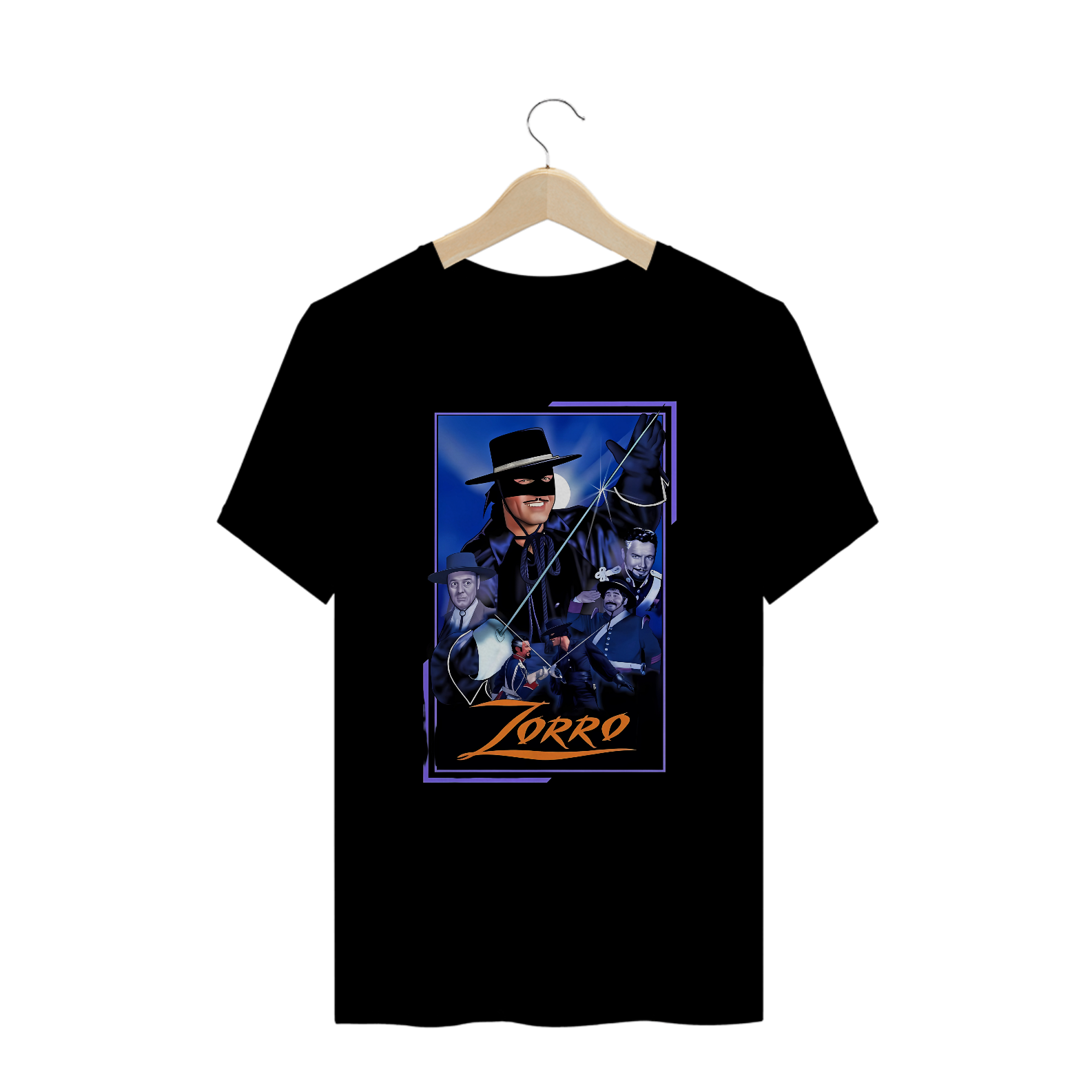 Camisetas Plus Size Zorro