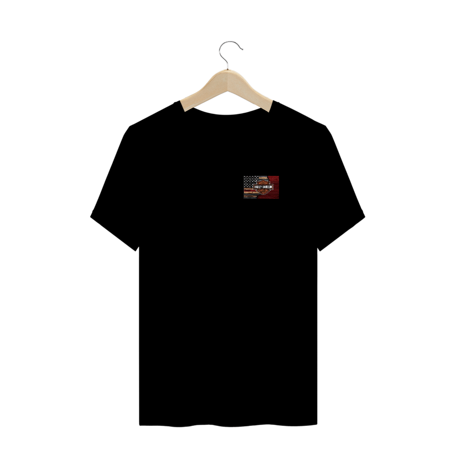 Camisetas Plus Size Harley USA Minimalista