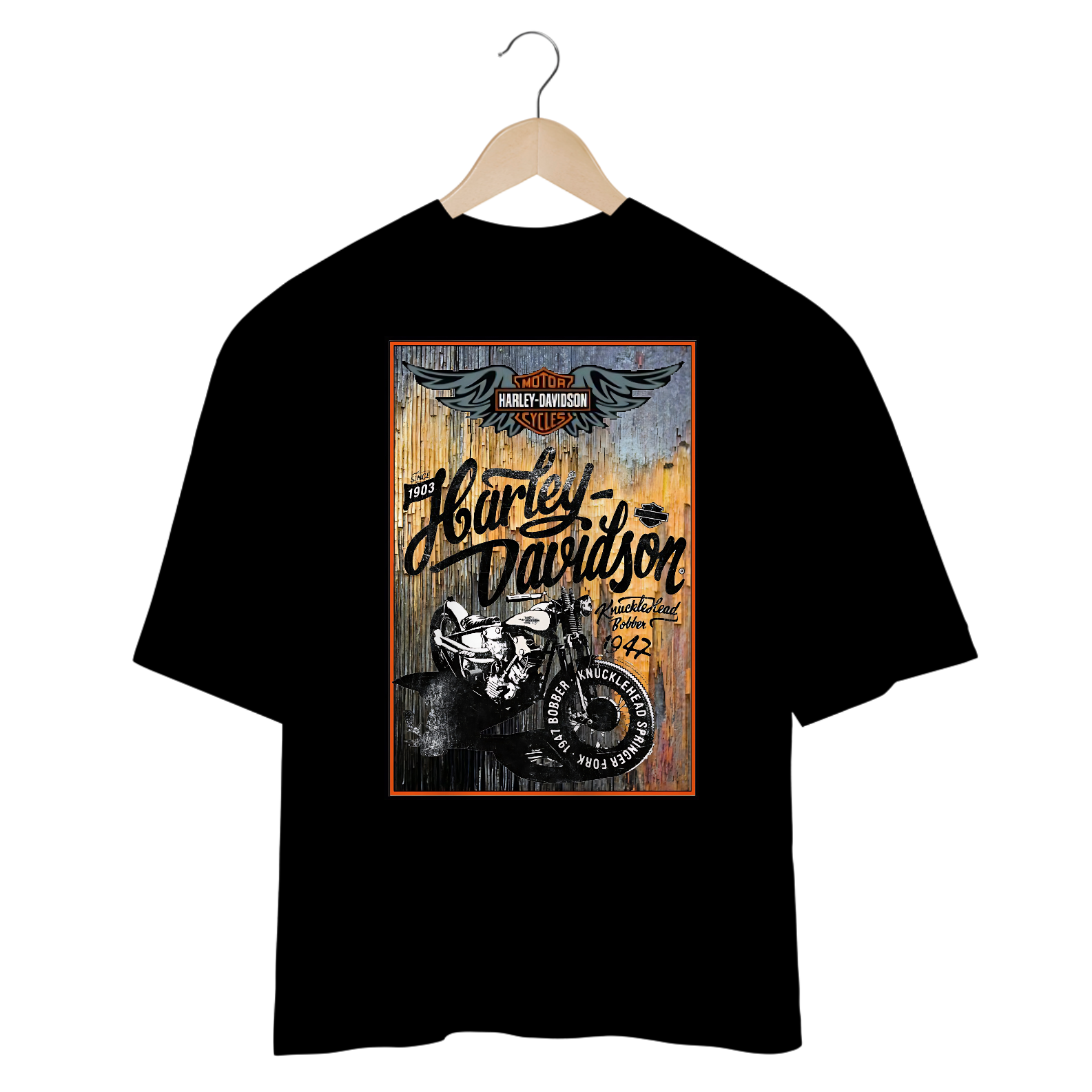 Camisetas Oversized Harley 1947