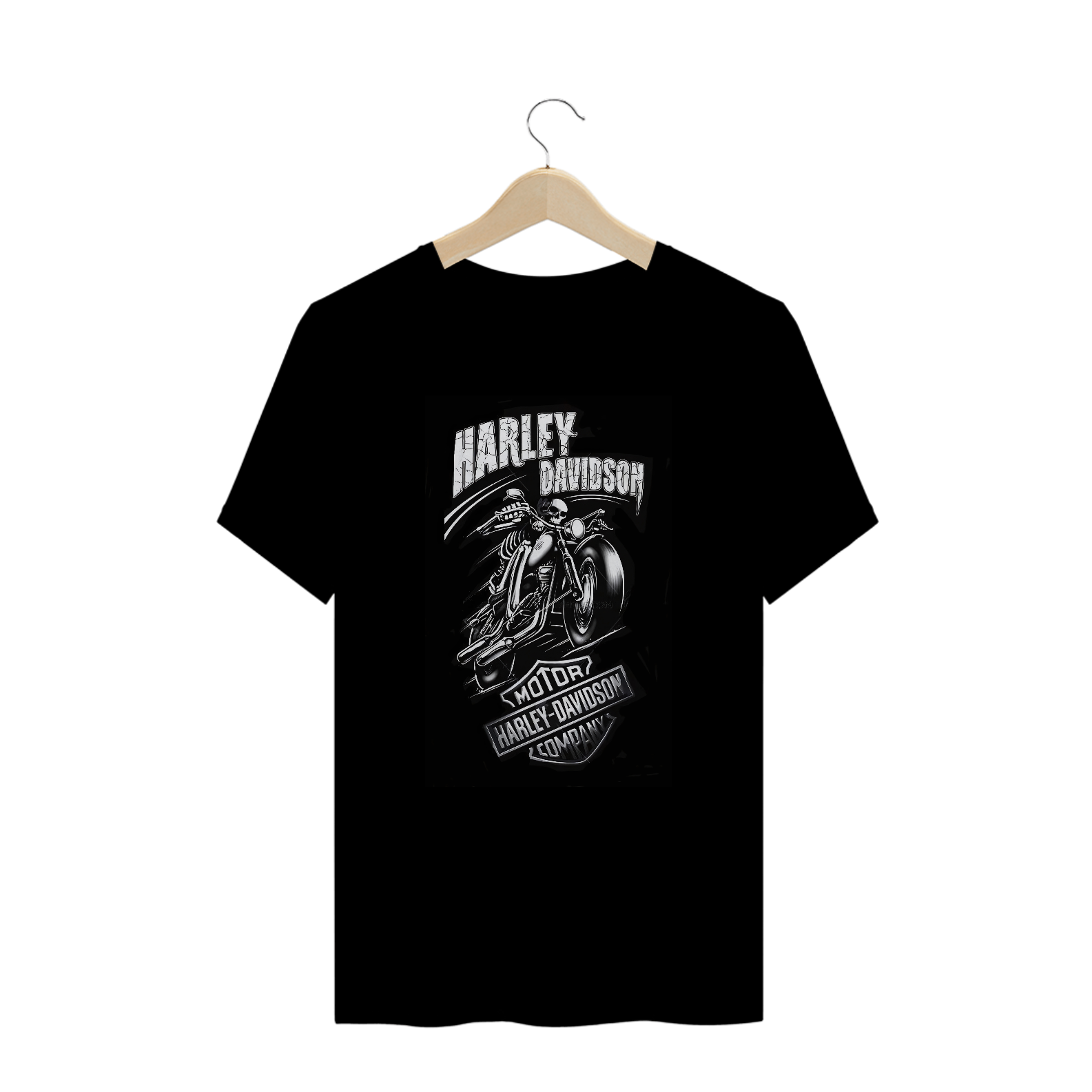 Camisetas Plus Size Harley Caveira