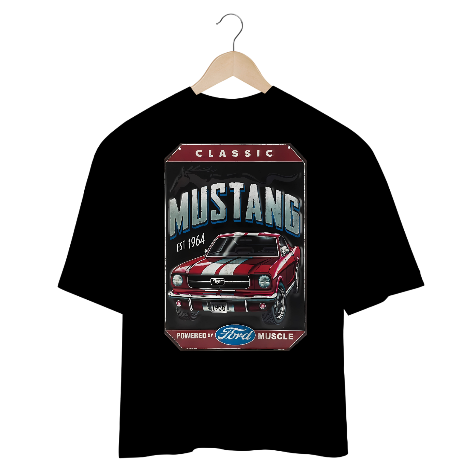 Camisetas Oversized Mustang 64