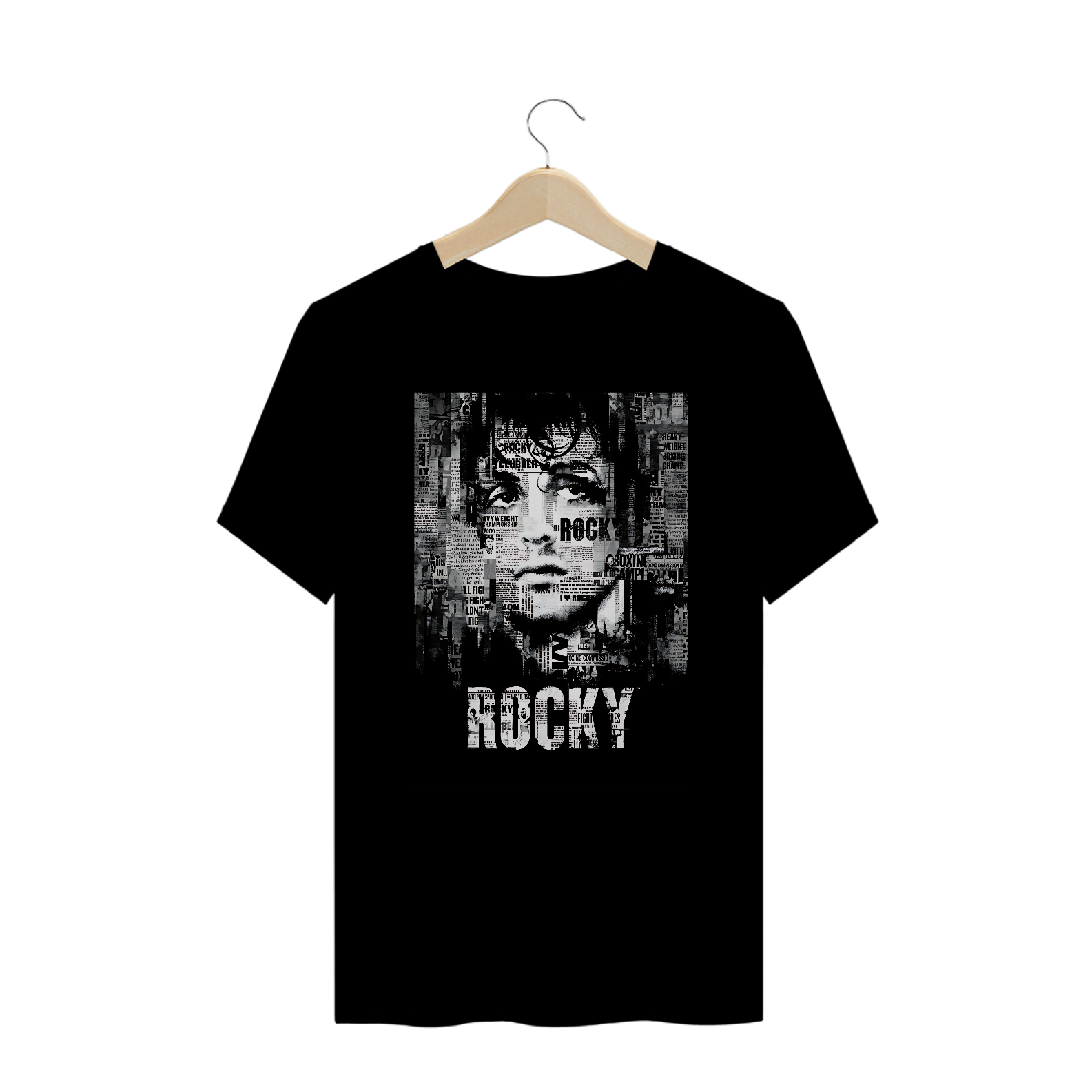 Camisetas Plus Size Rocky Jornal