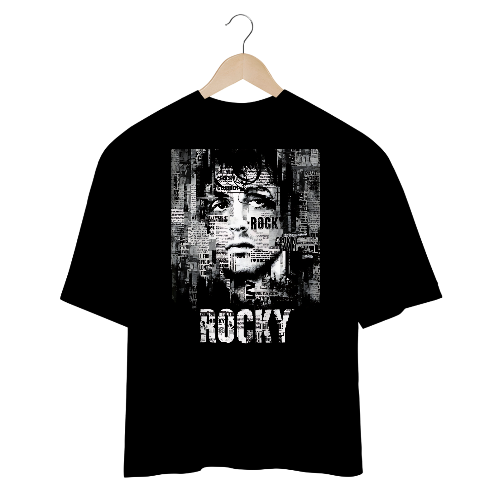 Camisetas Oversized Rocky Jornal