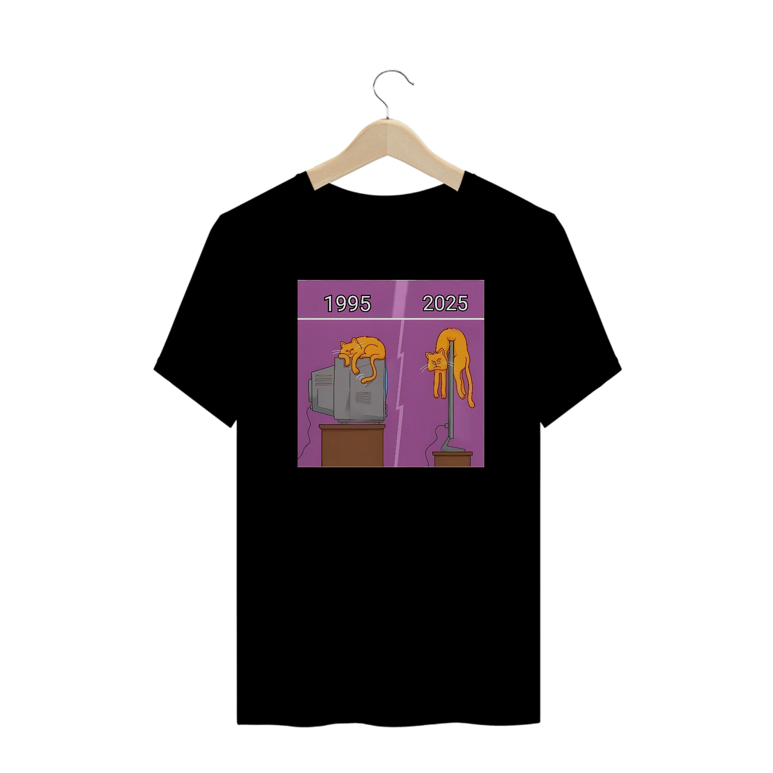 Camisetas Plus Size Cat 1995