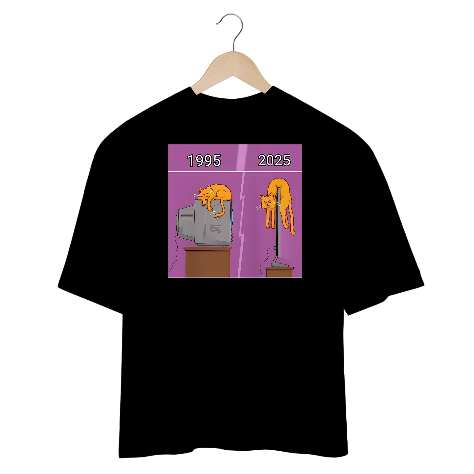 Camisetas Oversized Cat 1995