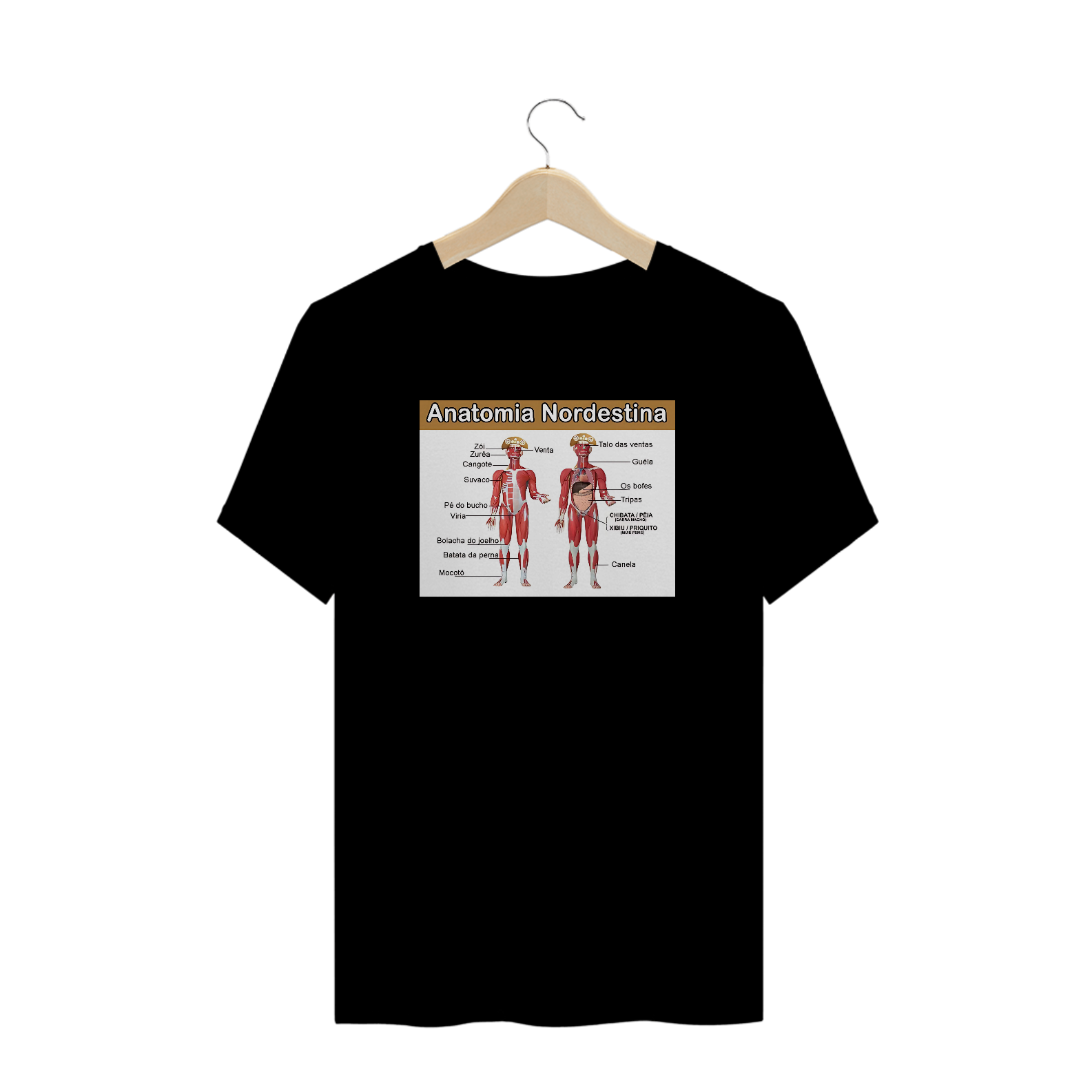 Camisetas Plus Size Anatomia Nordestina