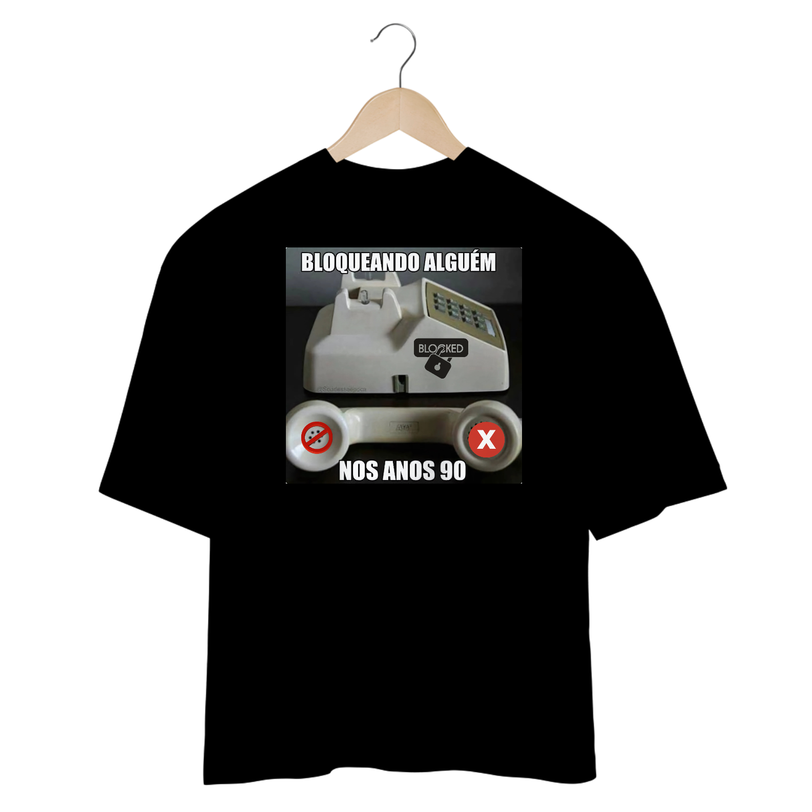 Camisetas Oversized Bloqueado